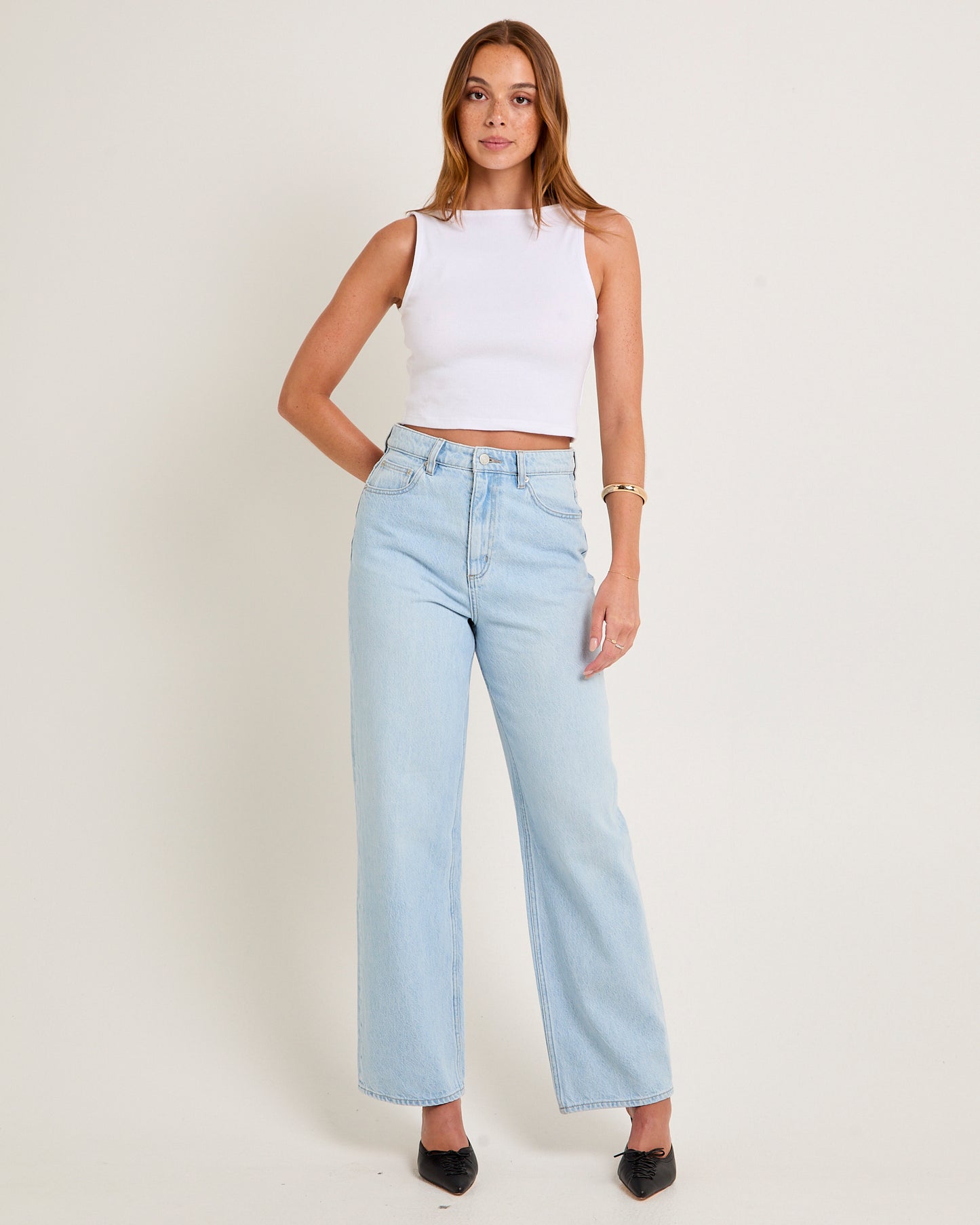 High Baggy Denim Jeans