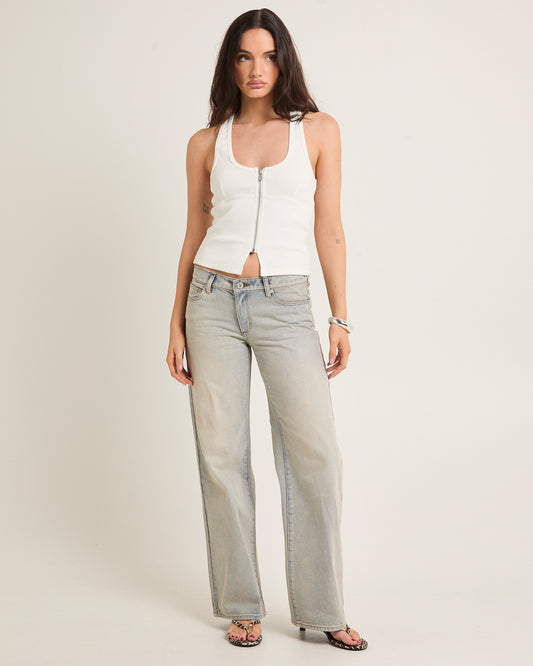 99 Low & Wide Jeans Penelope TINT LIGHT BLUE
