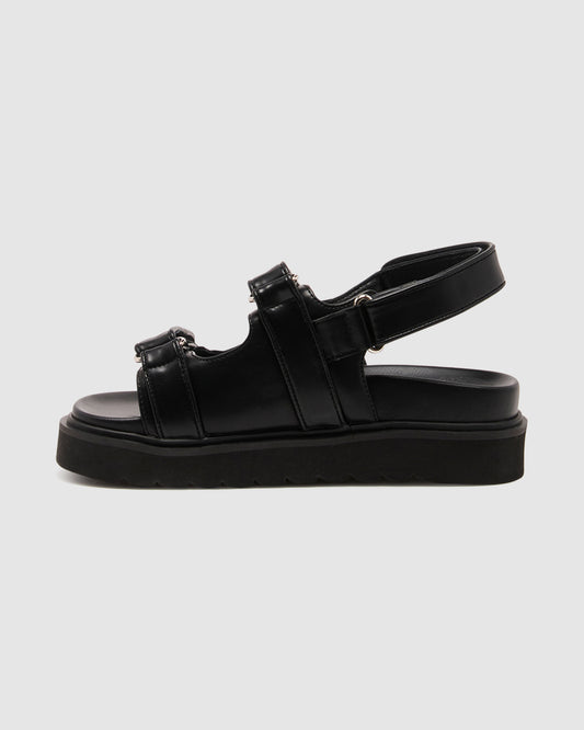 Veto Platform Sandals BLACK