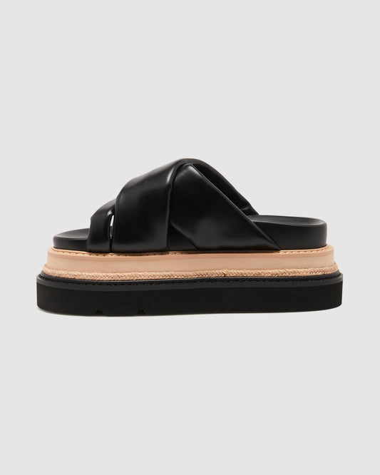 Zella Platform Sandals Black BLACK