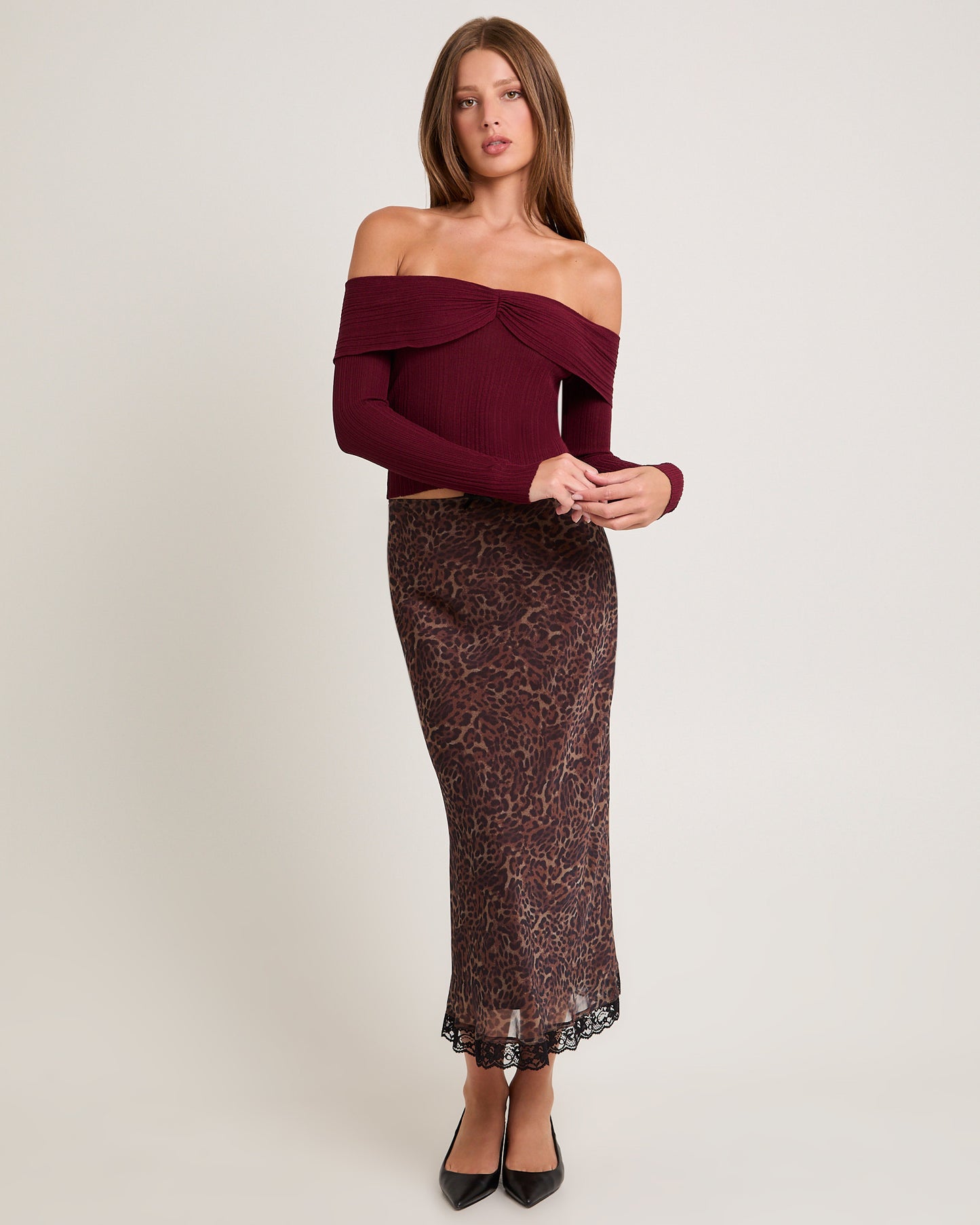 Tully Off Shoulder Knit Top