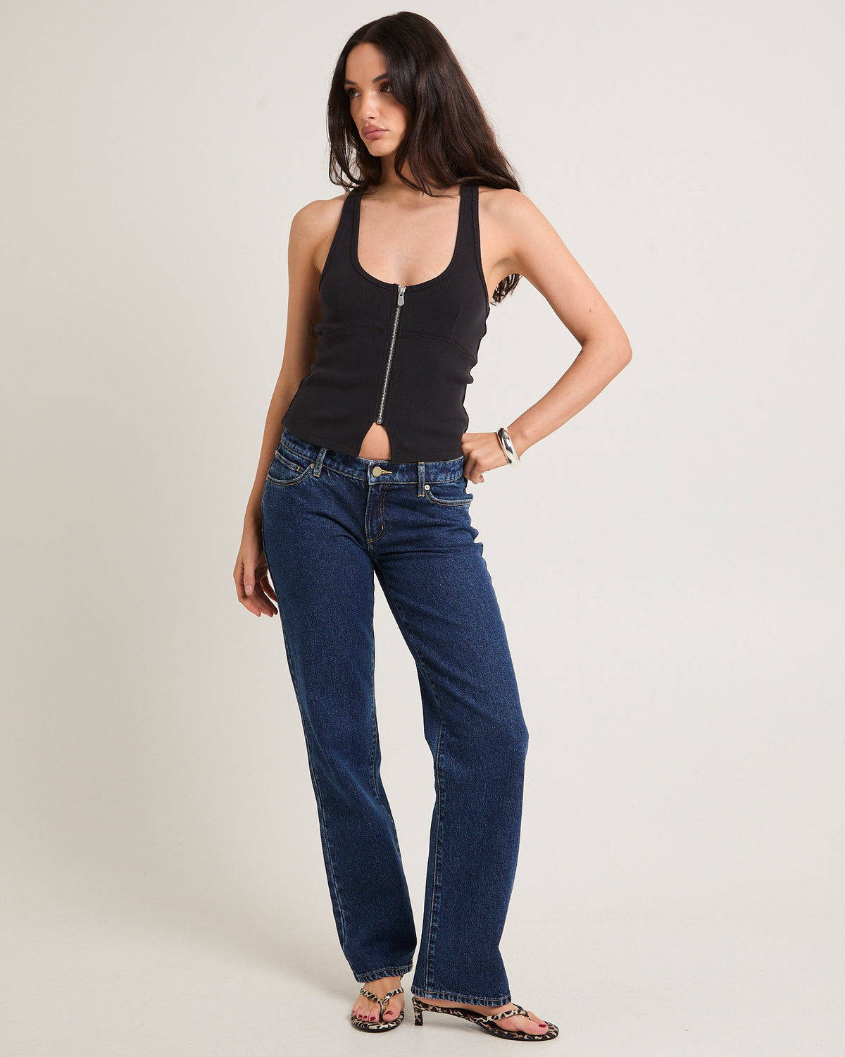 Addison Racer Top