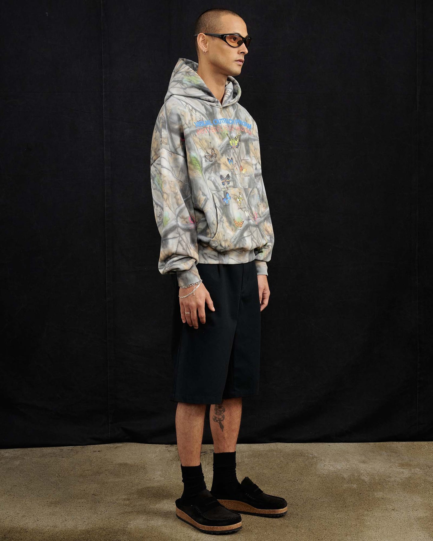 Butterflies Of Indochina Camo Hoodie