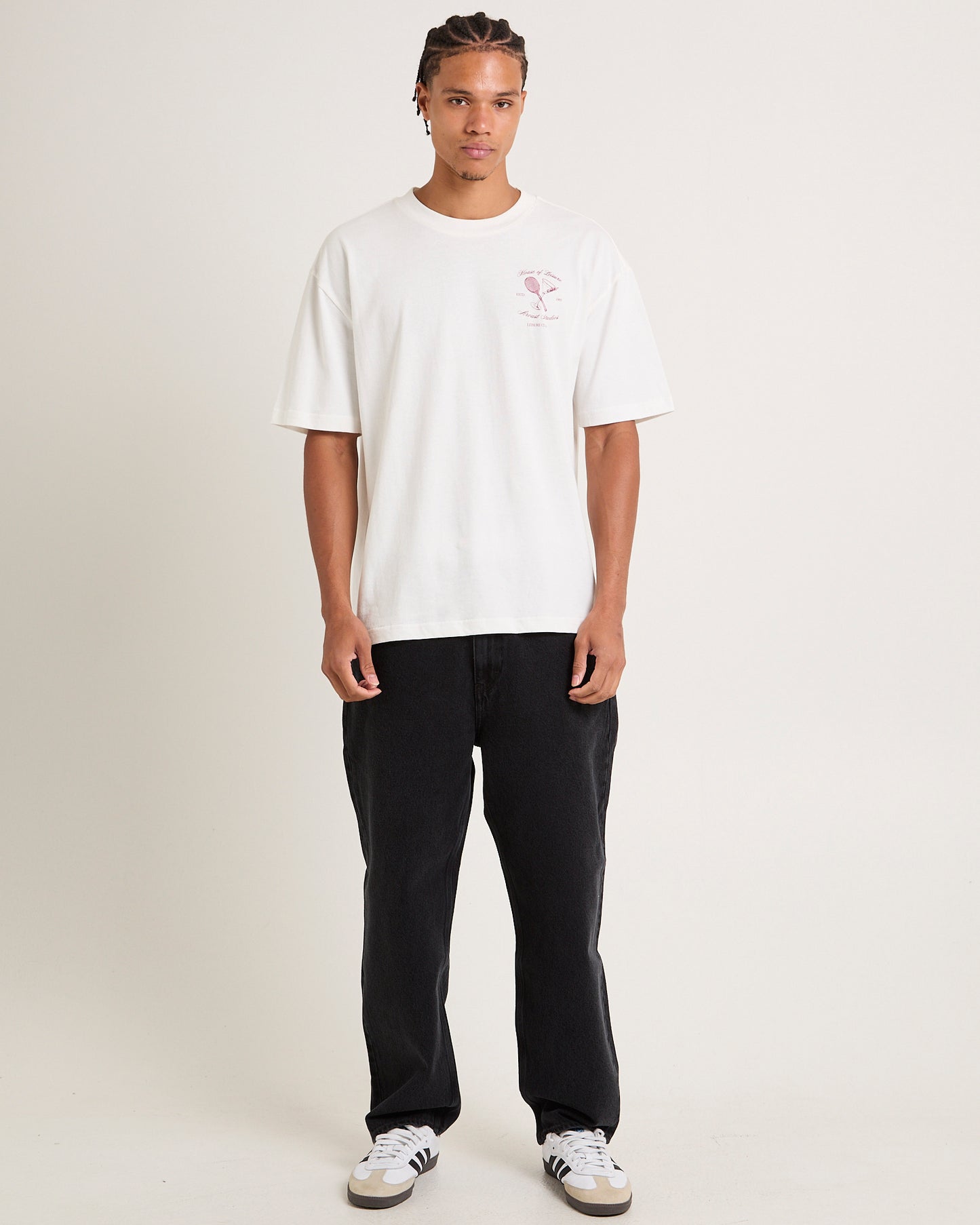 L-Four Baggy Denim Jeans Cinder