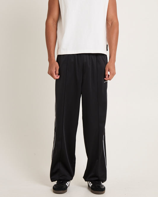 Script Tricot Track Pants BLACK