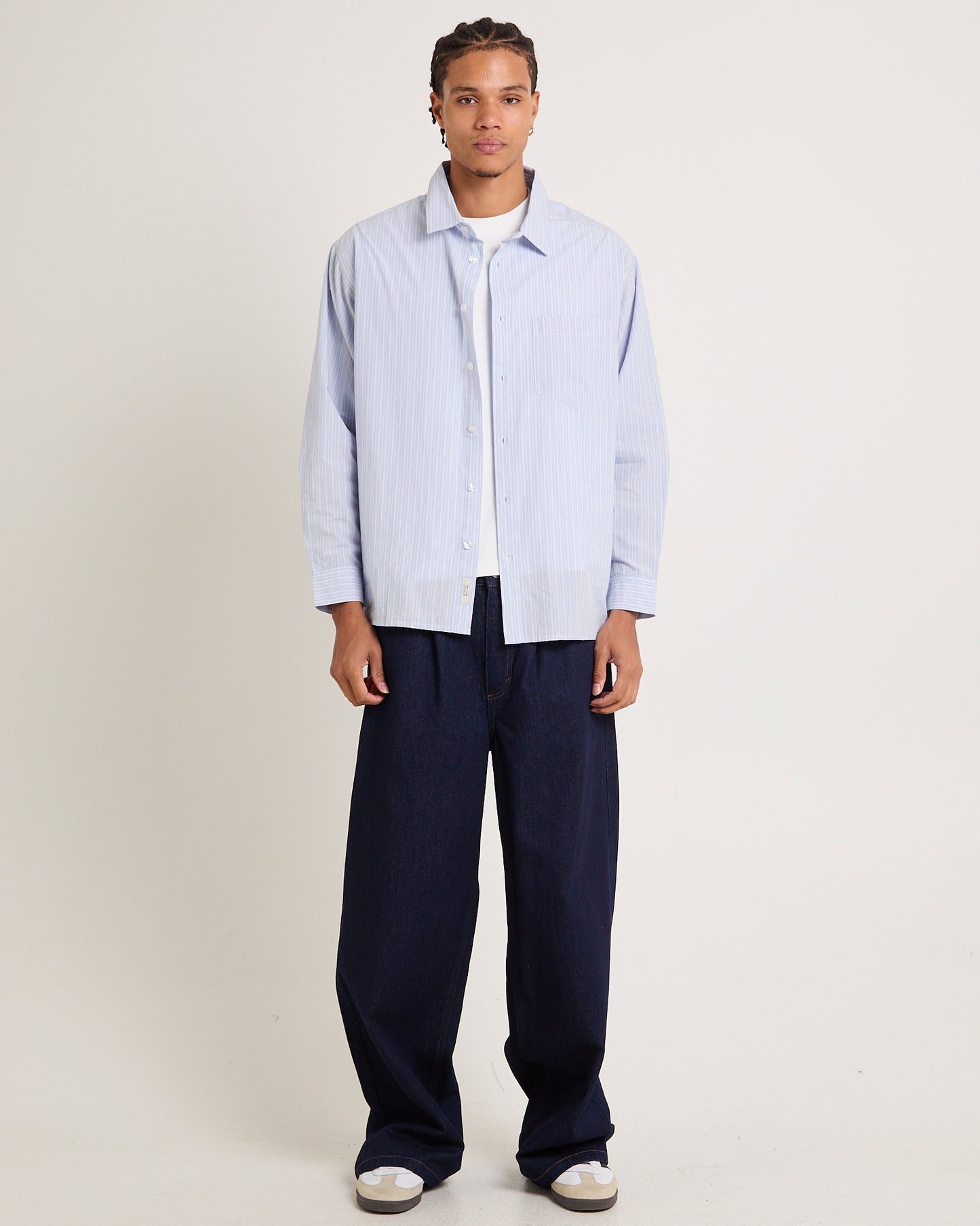 Murphy Stripe Poplin Long Sleeve Shirt