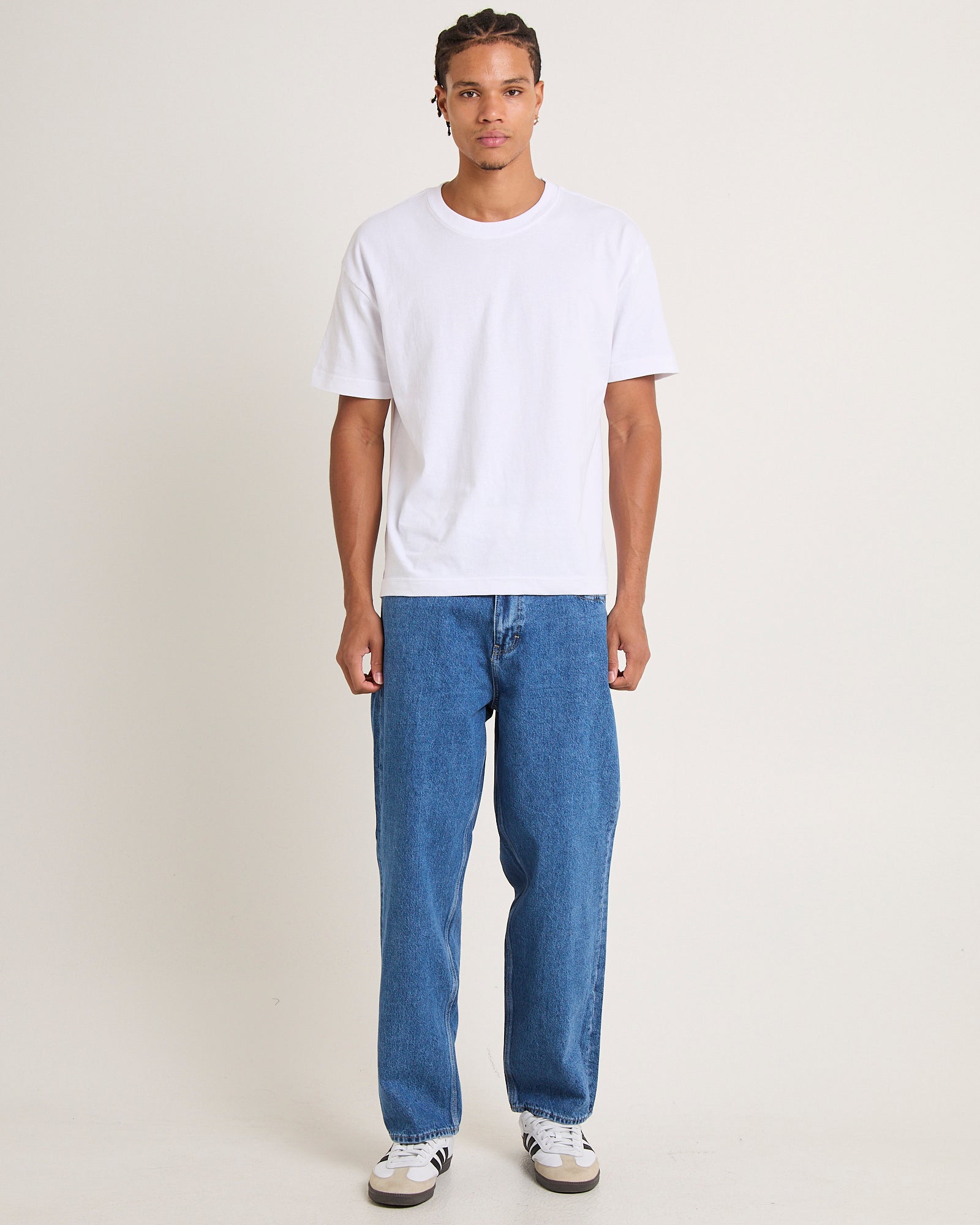 L-Four Baggy Denim Jeans Rooftop Blue – General Pants Co.