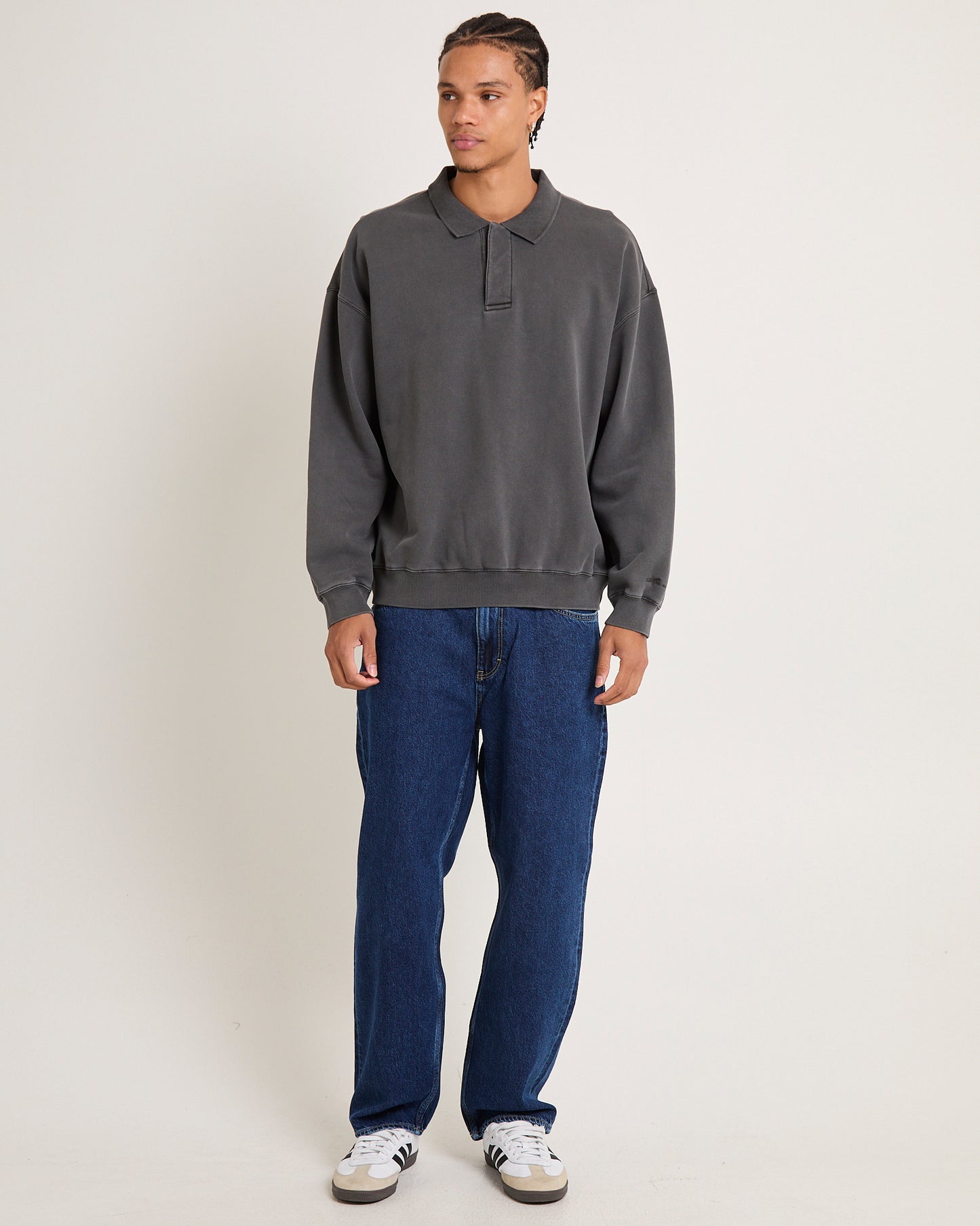 L-Four Baggy Denim Jeans Cash Indigo