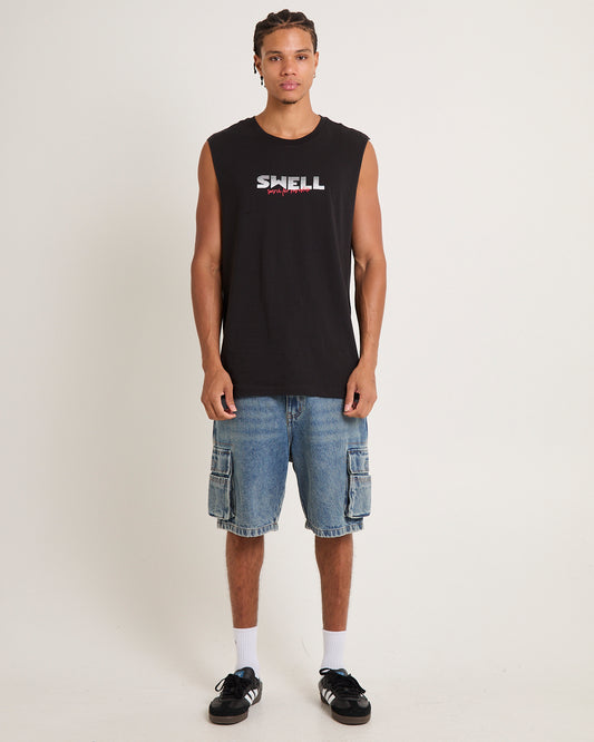 Quest Muscle Tank Top BLACK