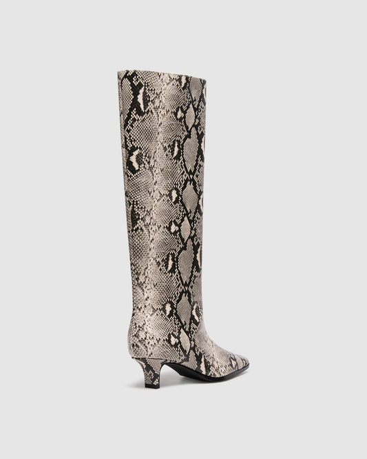 Spicy Tall Boots BLACK / WHITE