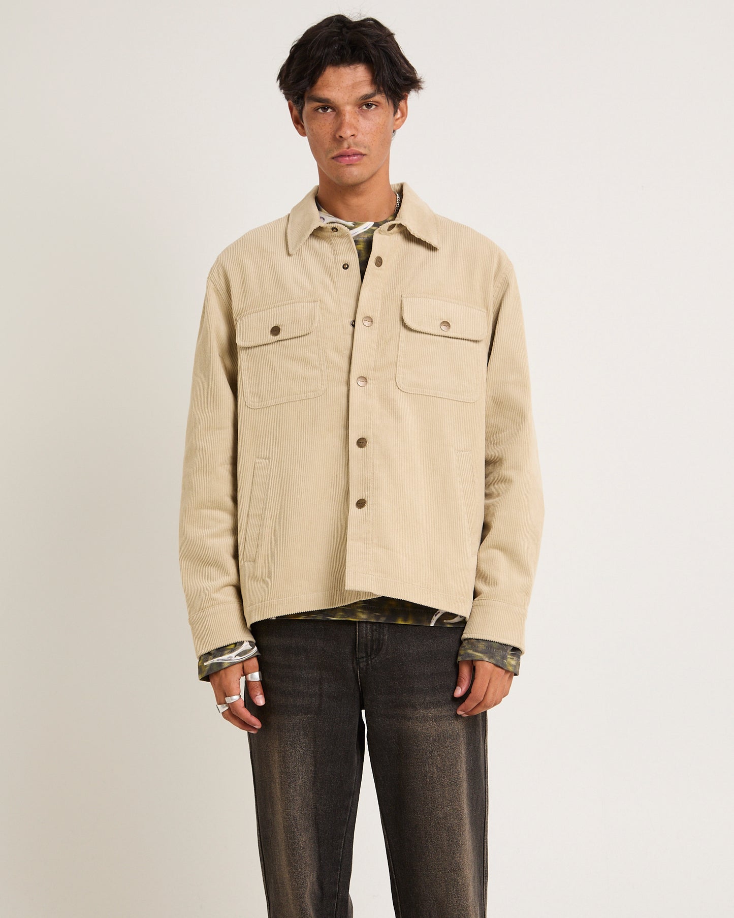 Conditions Corduroy Long Sleeve Overshirt