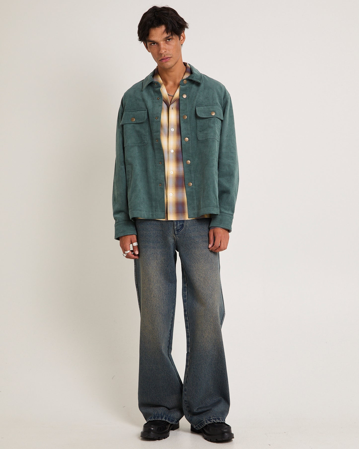 Conditions Corduroy Long Sleeve Overshirt