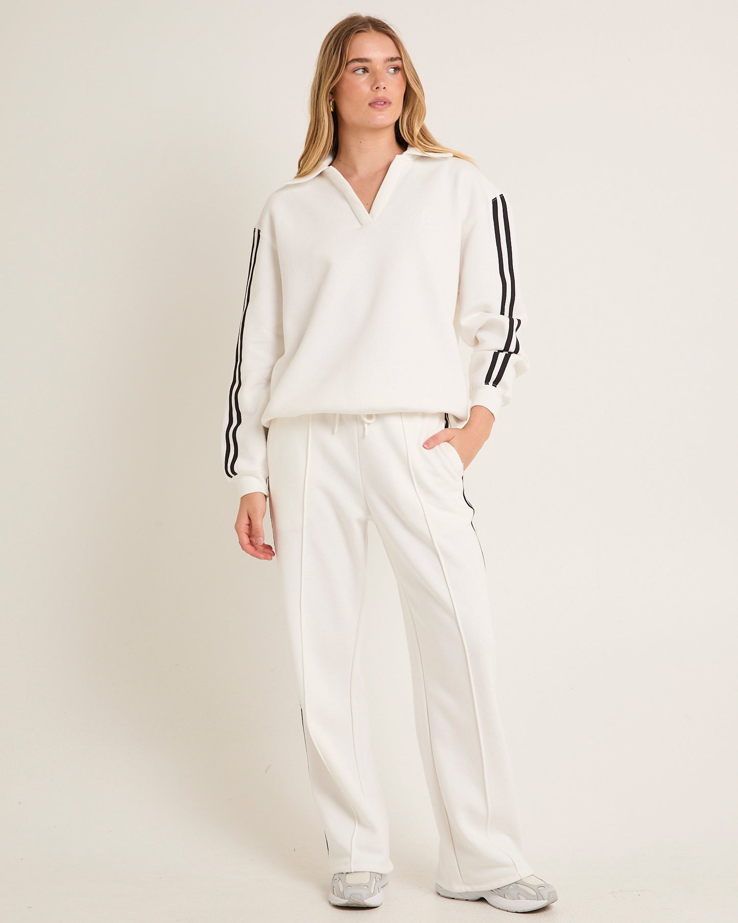 Sports Stripe Fleece