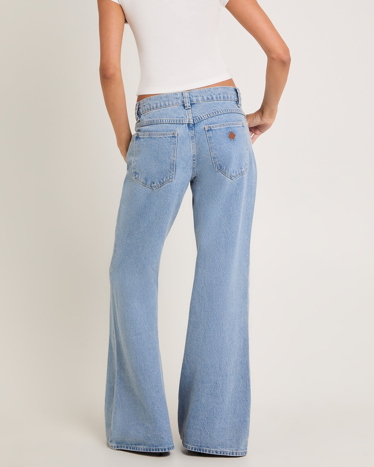 99 Low Baggy Flare Denim Jeans Paris