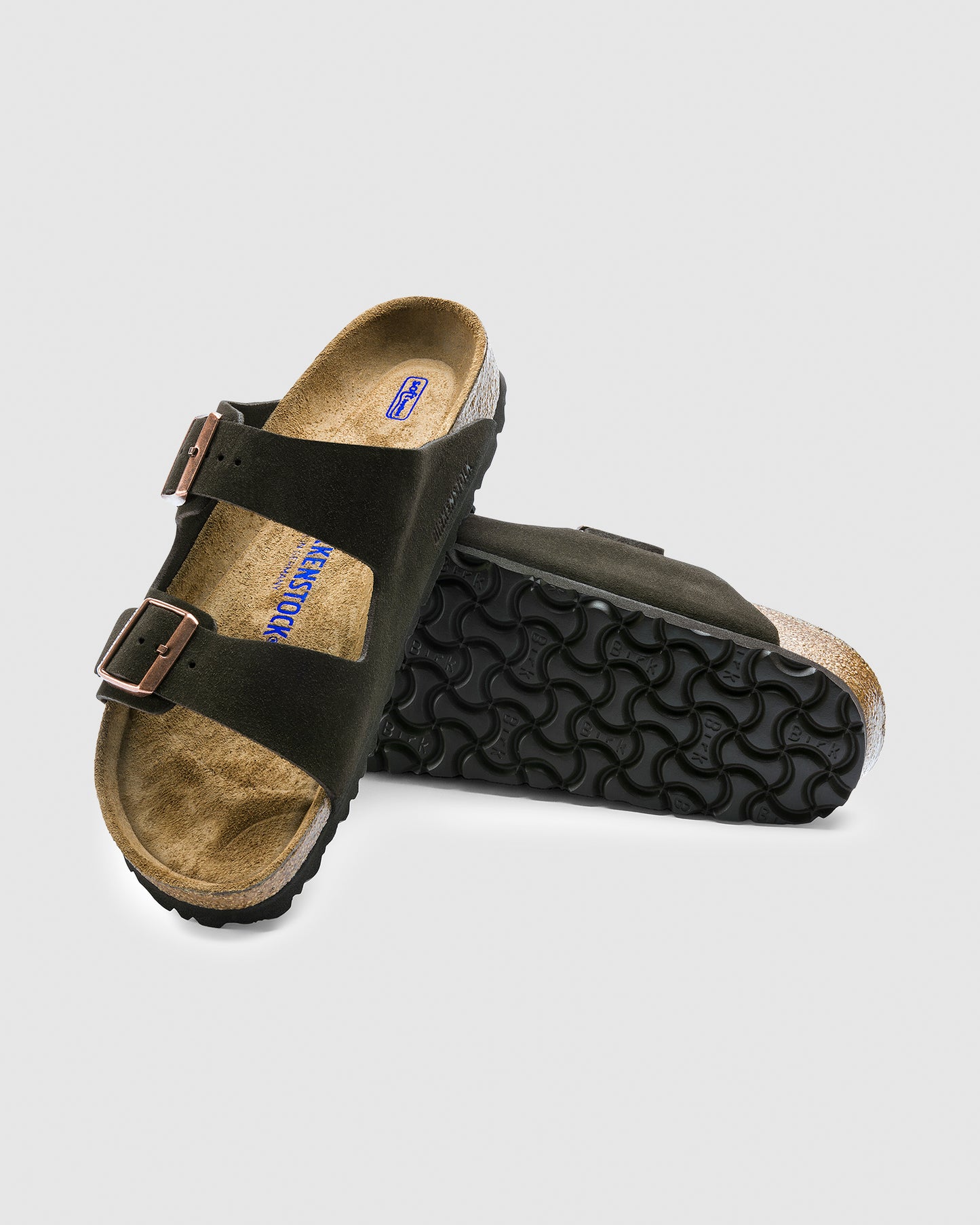 Arizona Soft Foot Bed Suede Leather Sandal