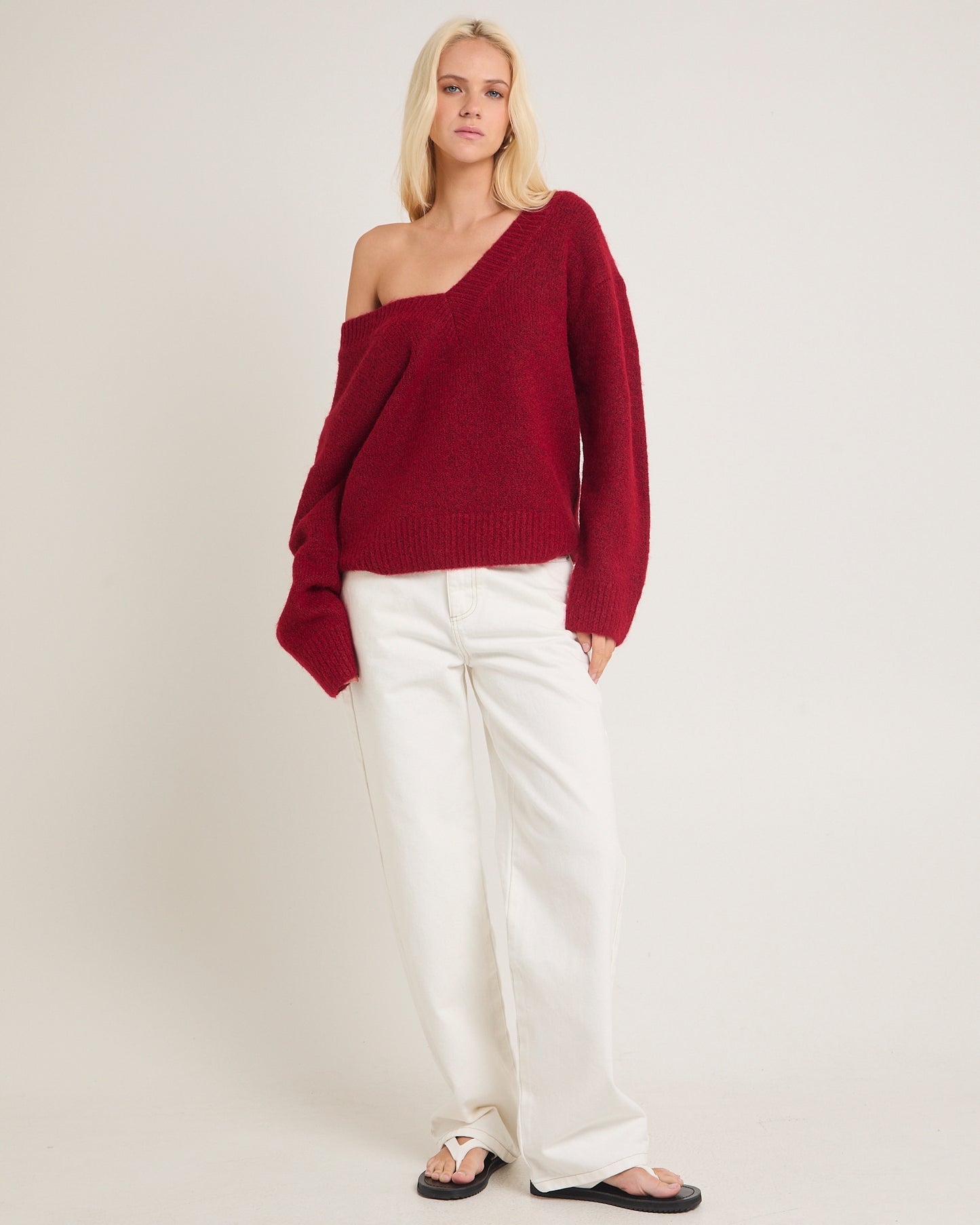 Capri V Neck Knit Jumper