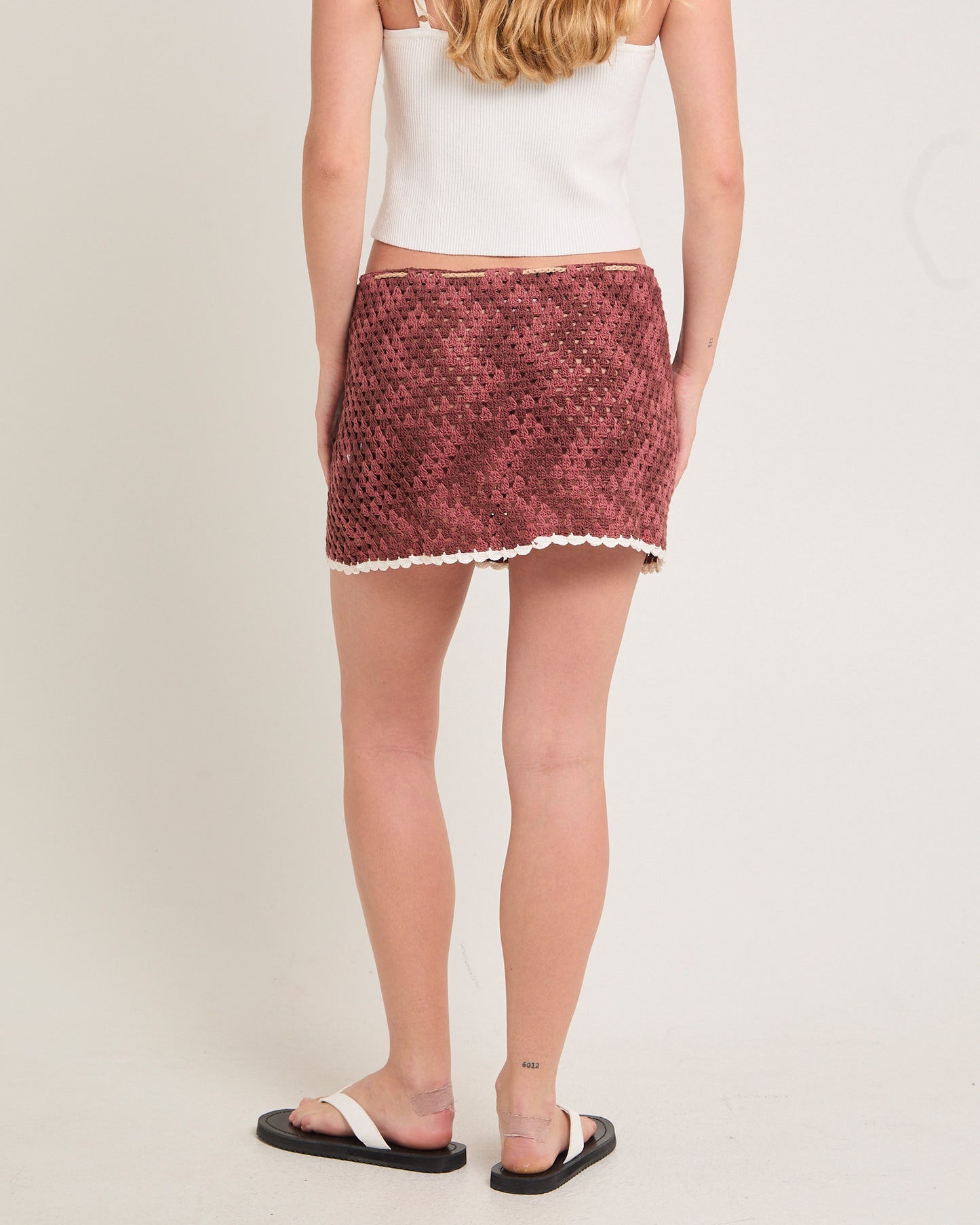 The Mini Crochet Skirt