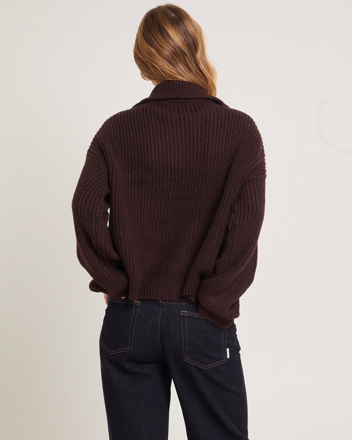 Ellie Double End Zip Longline Cardigan