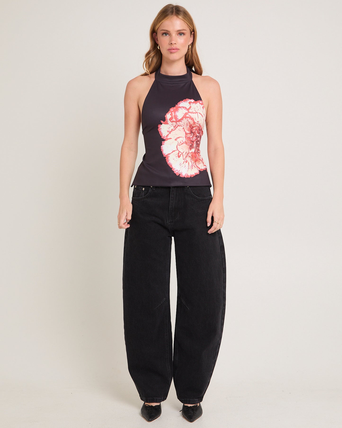 Blossom Backless Halter Top