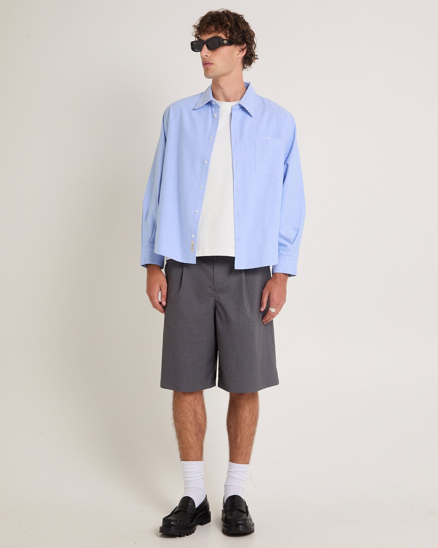 Script Oxford Long Sleeve Shirt