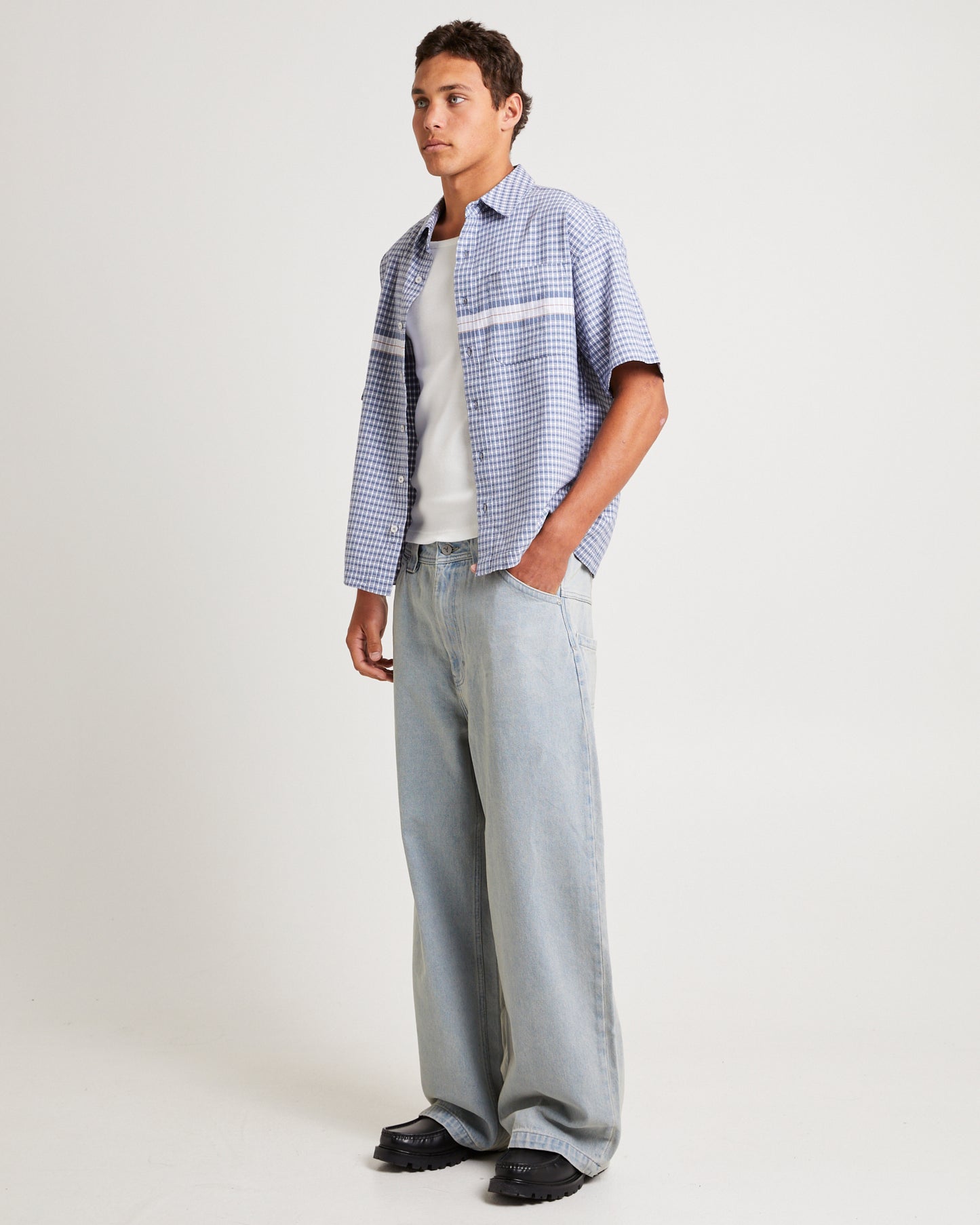 A7 Mega Baggy Denim Jeans Wayne