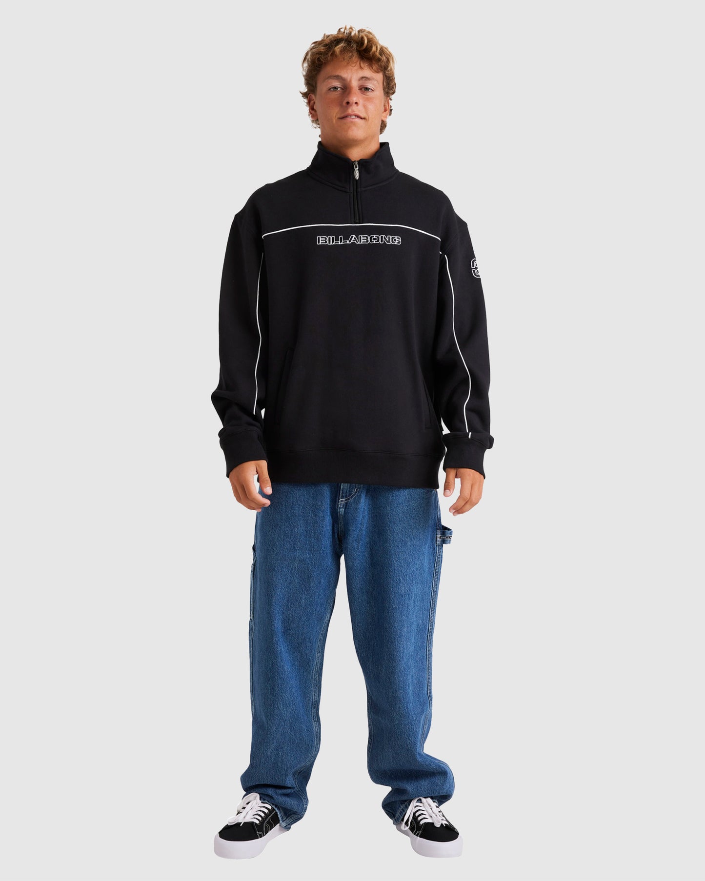 Bracket 1/4 Zip Mock Neck Pullover