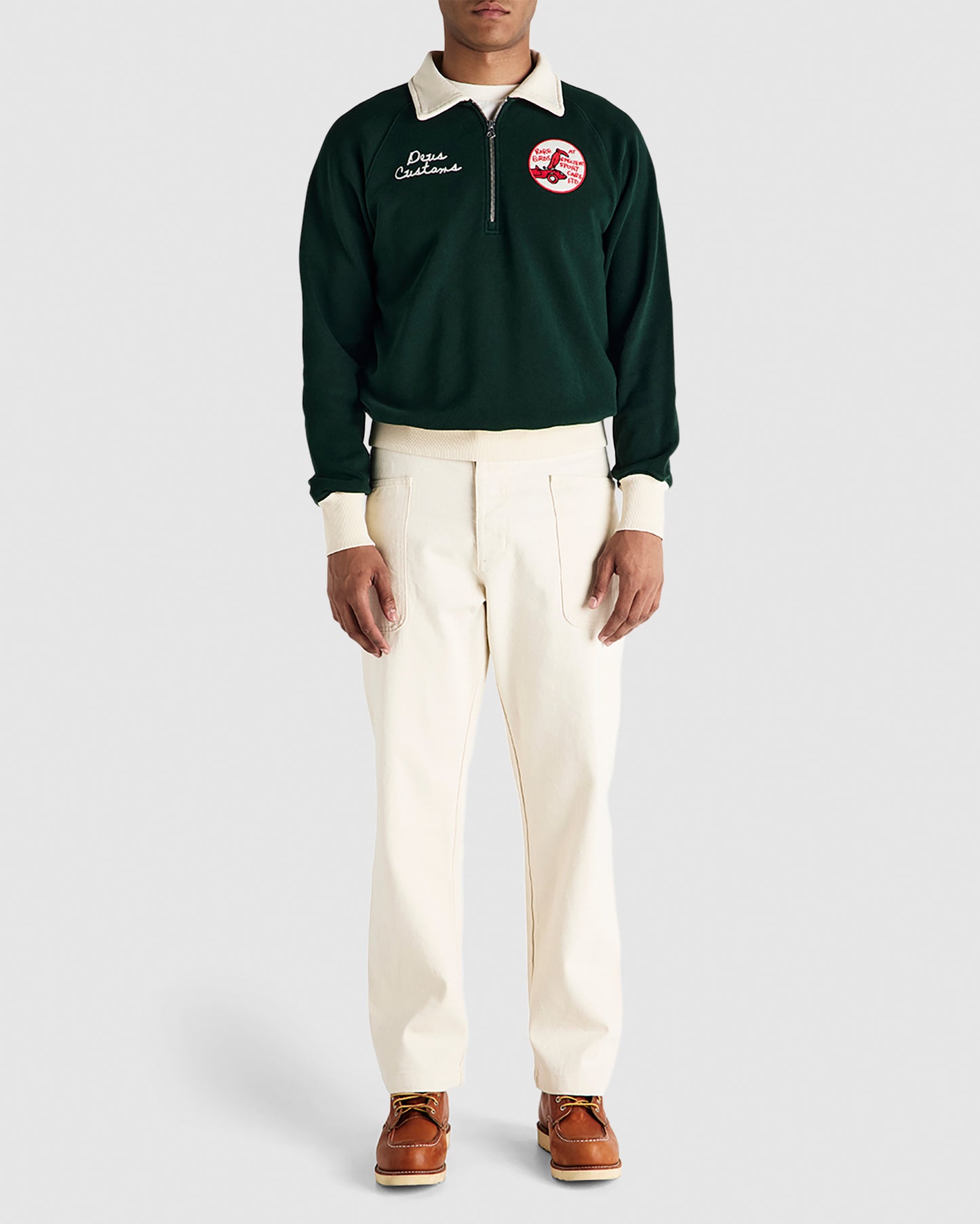 Specter Quarter Zip Polo Sweatshirt