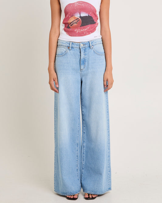 Mid Stevie Relaxed Denim Jeans Set Time Blue SET TIME BLUE