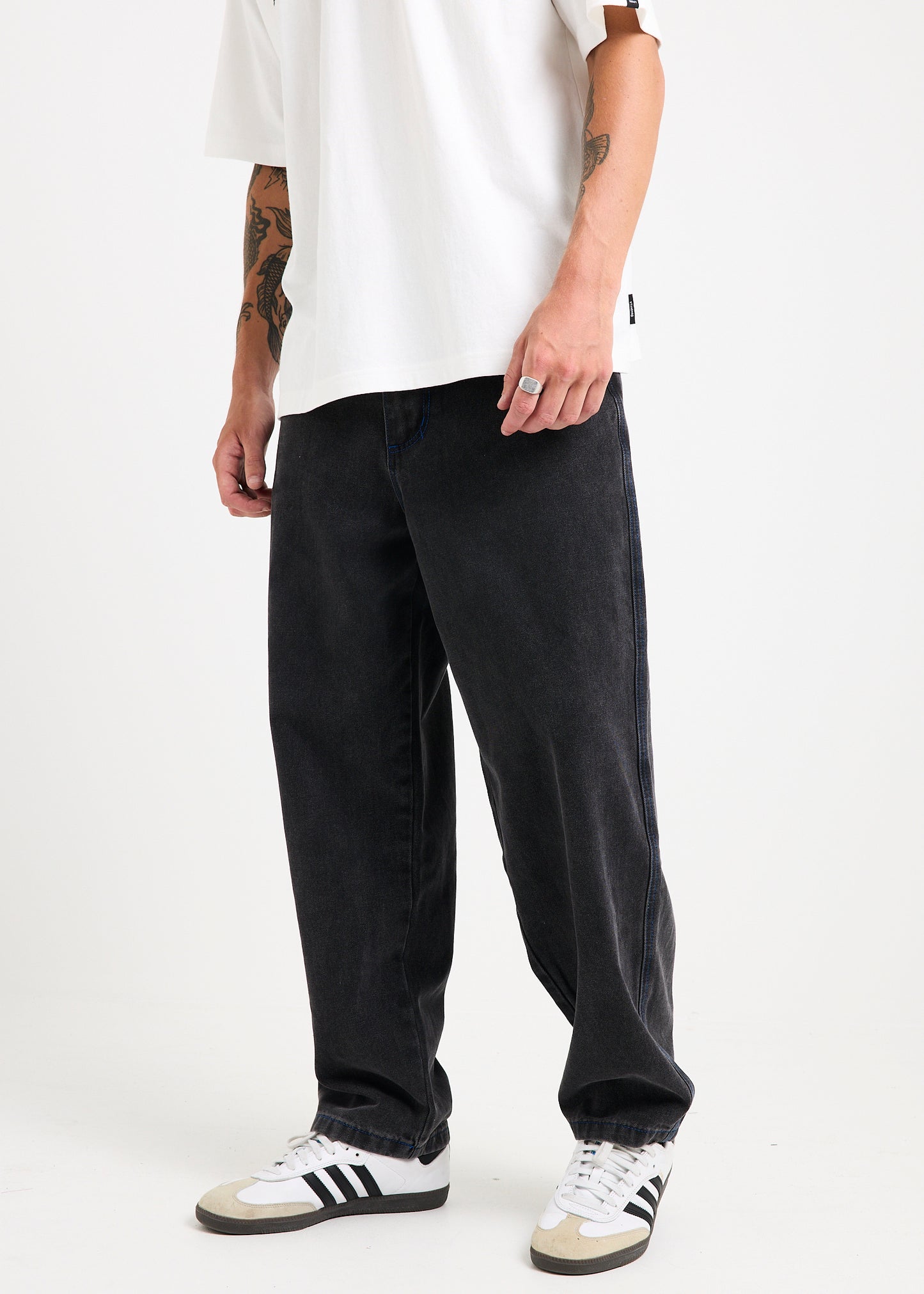 Sticker Wide Boy Denim Jeans