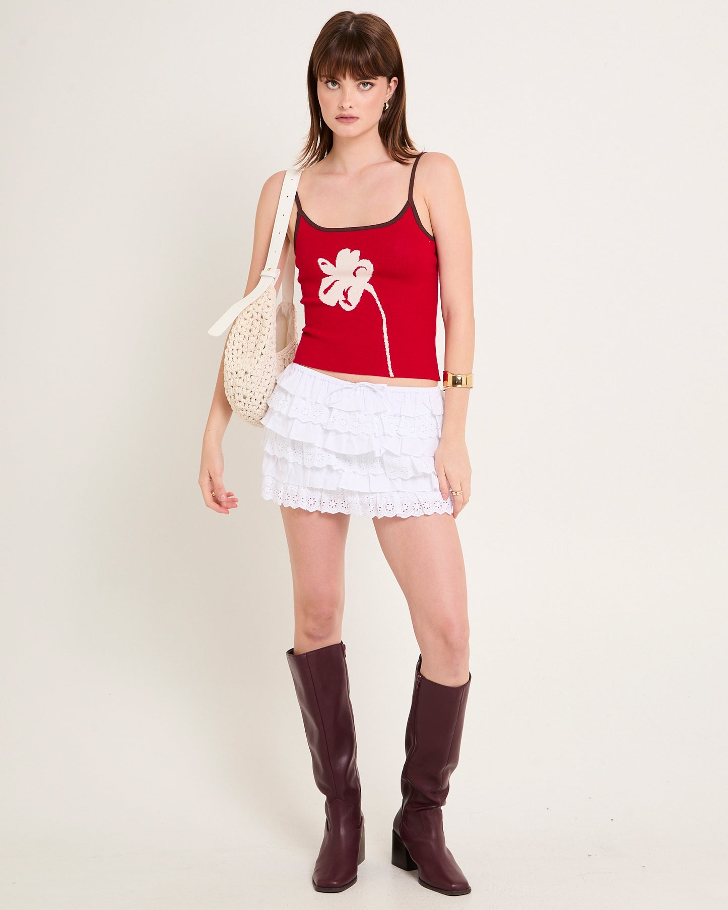 Ula Floral Knit Singlet