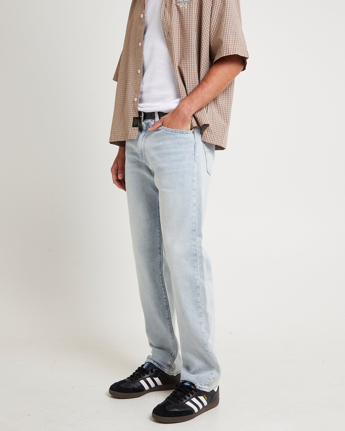 555 Relaxed Straight Denim Jeans