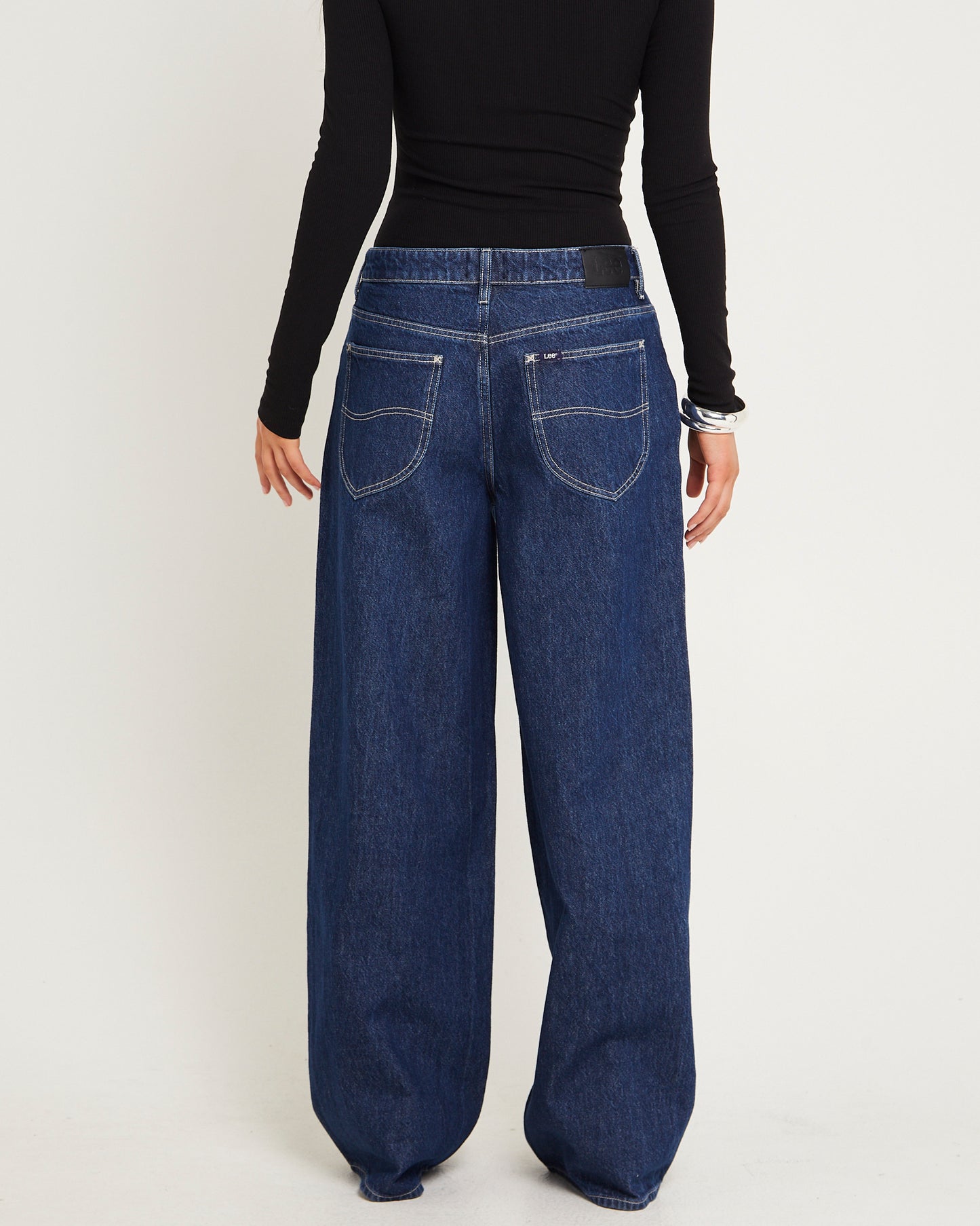 Low Slouch Relaxed Denim Jeans Indigo Exchange