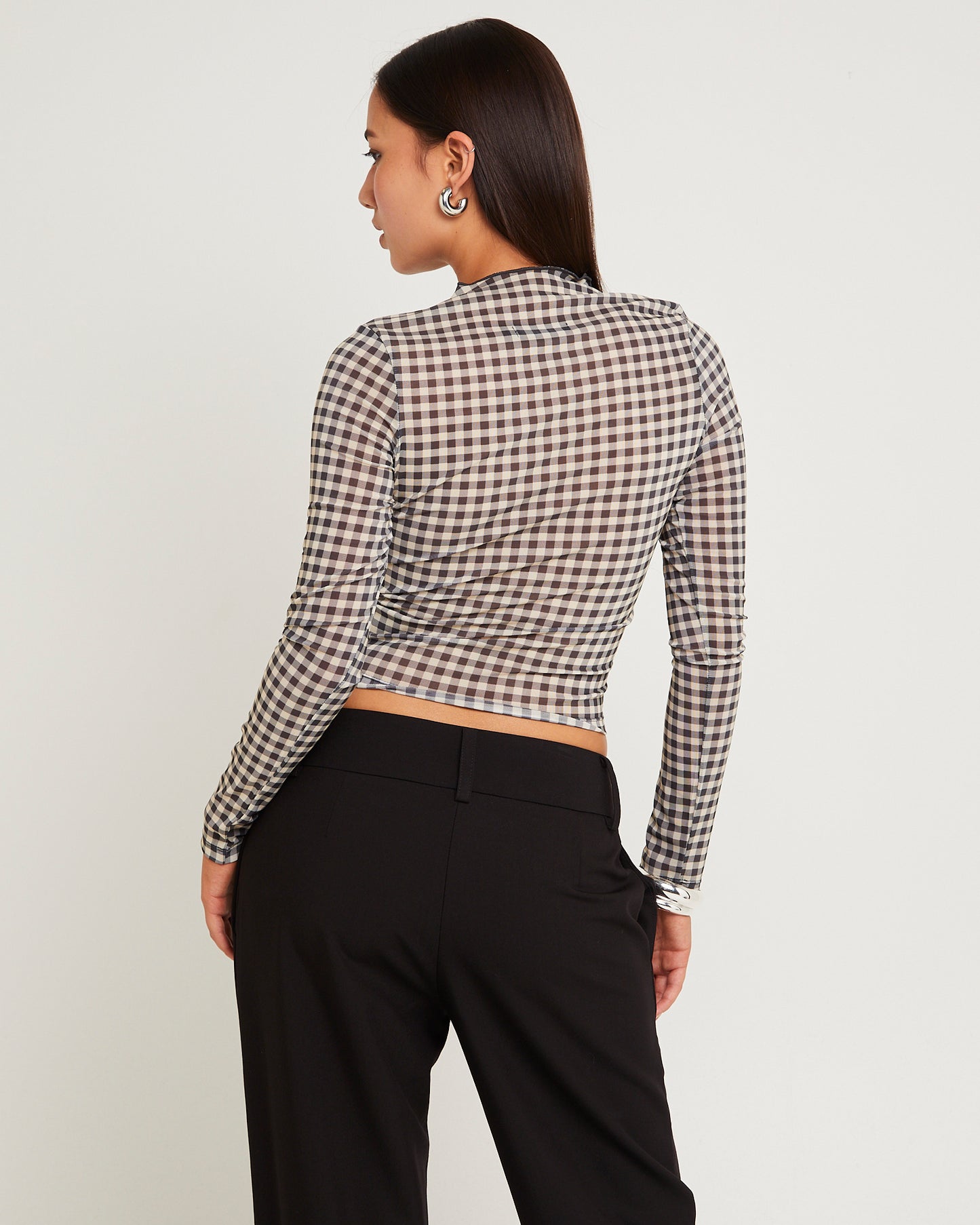 Gambet Sheer Long Sleeve Top