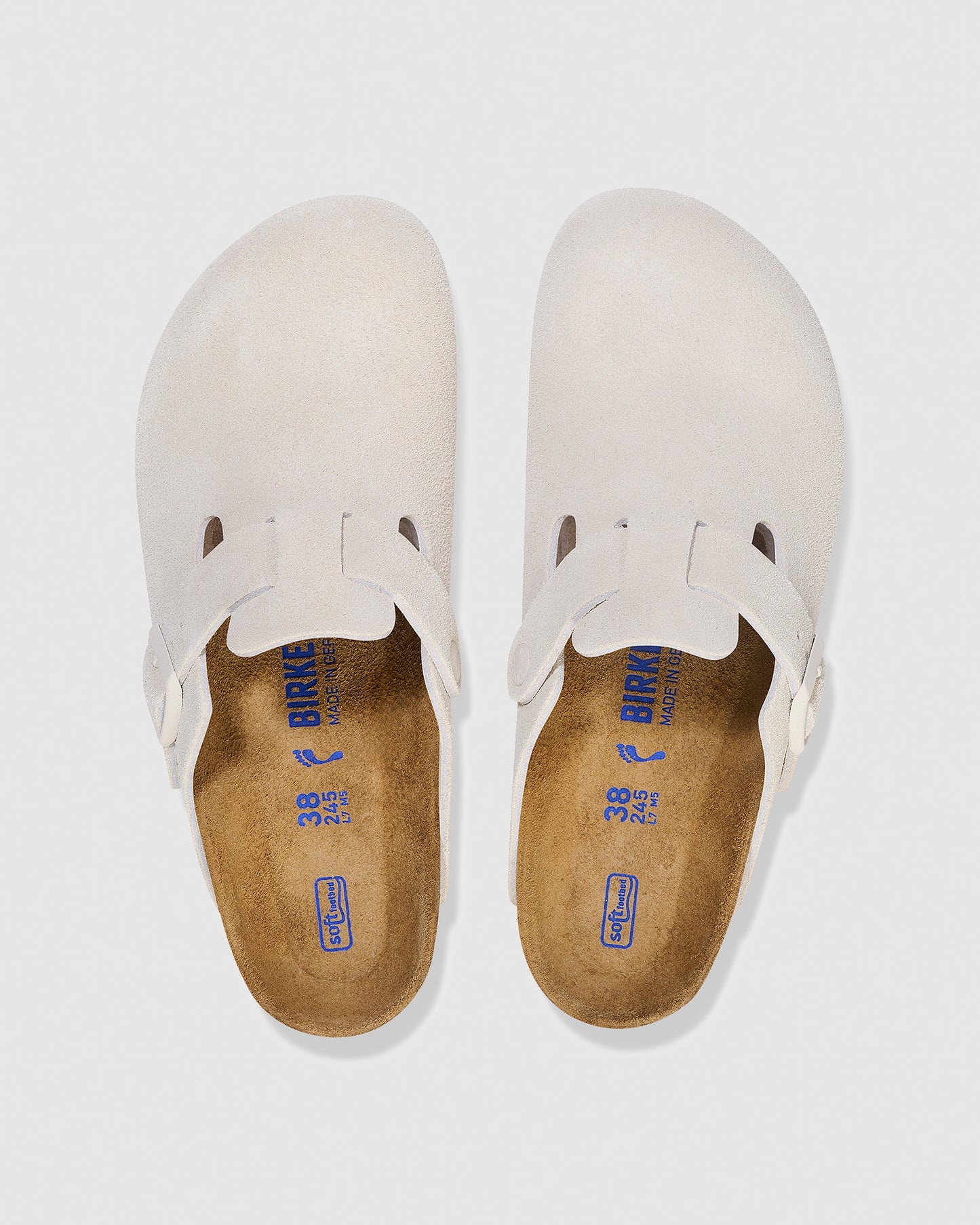 Boston Soft Footbed Suede Leather Clog