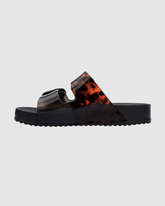 Melissa Cozy Platform BLACK/CLEAR TORTOISE