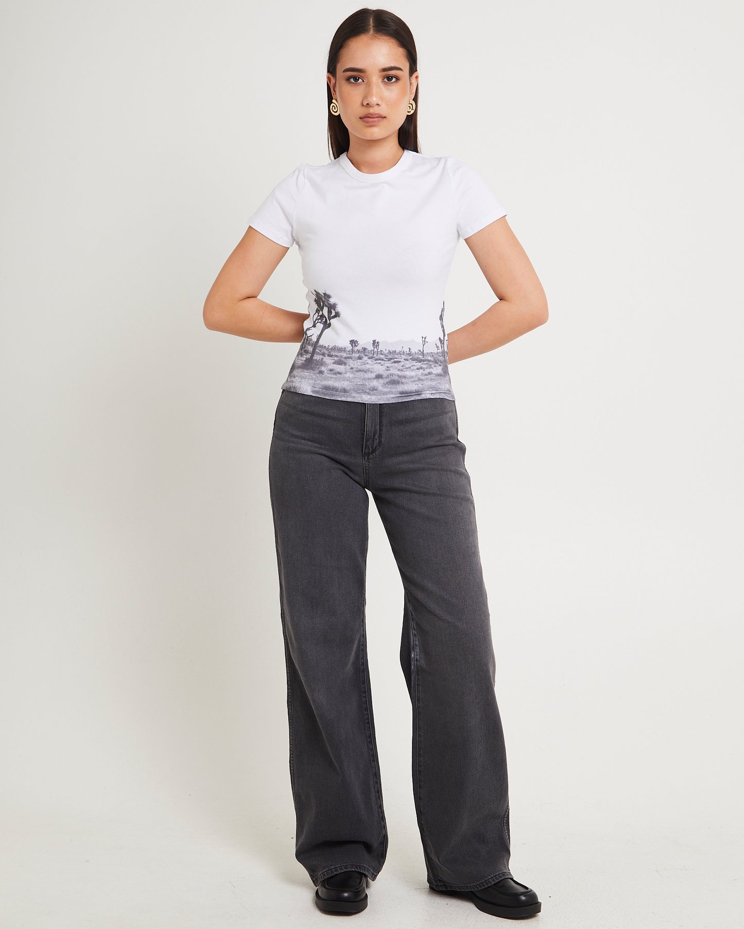 Wild Lullaby Staple Rib Tee