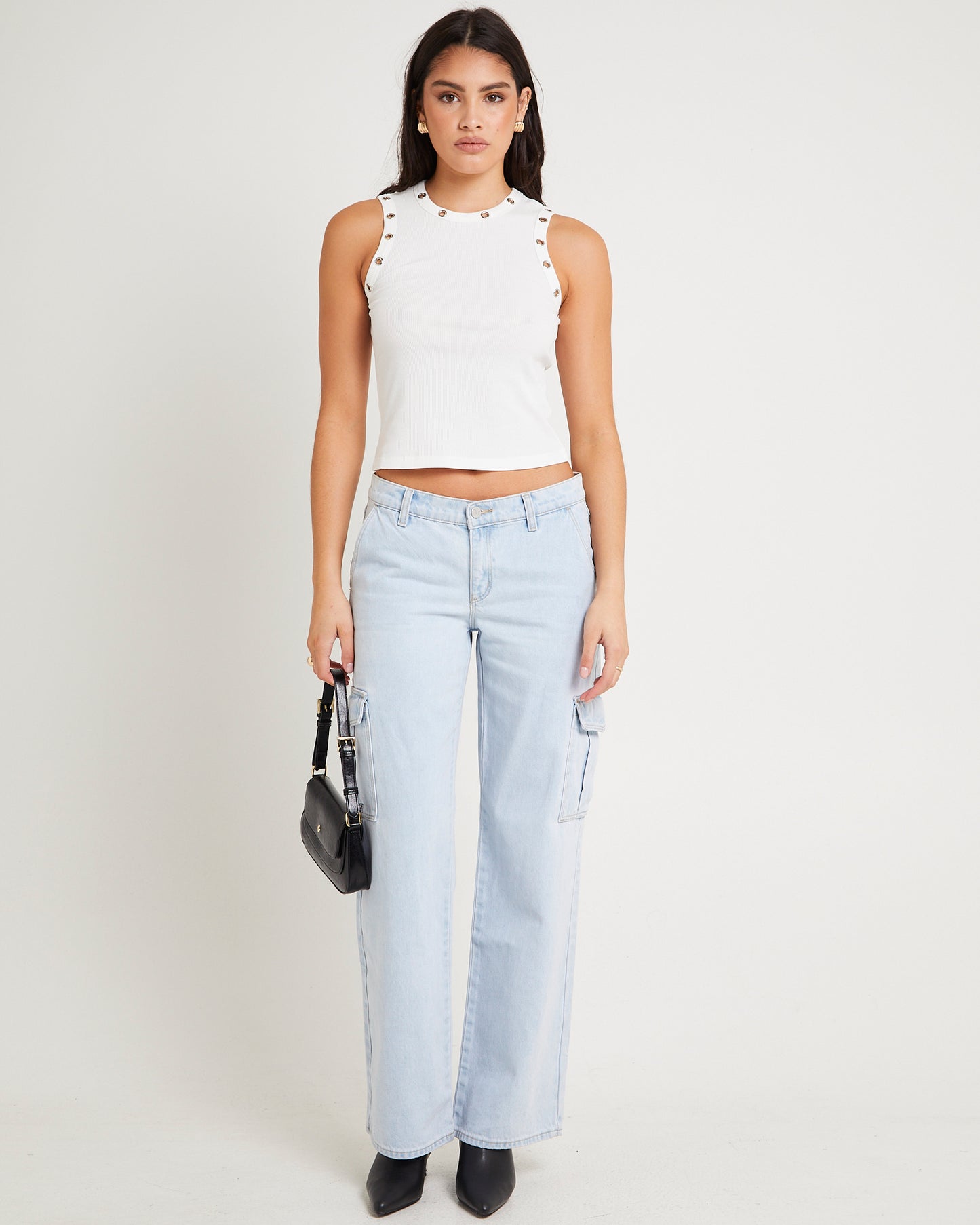 Vera Eyelet Tank Top