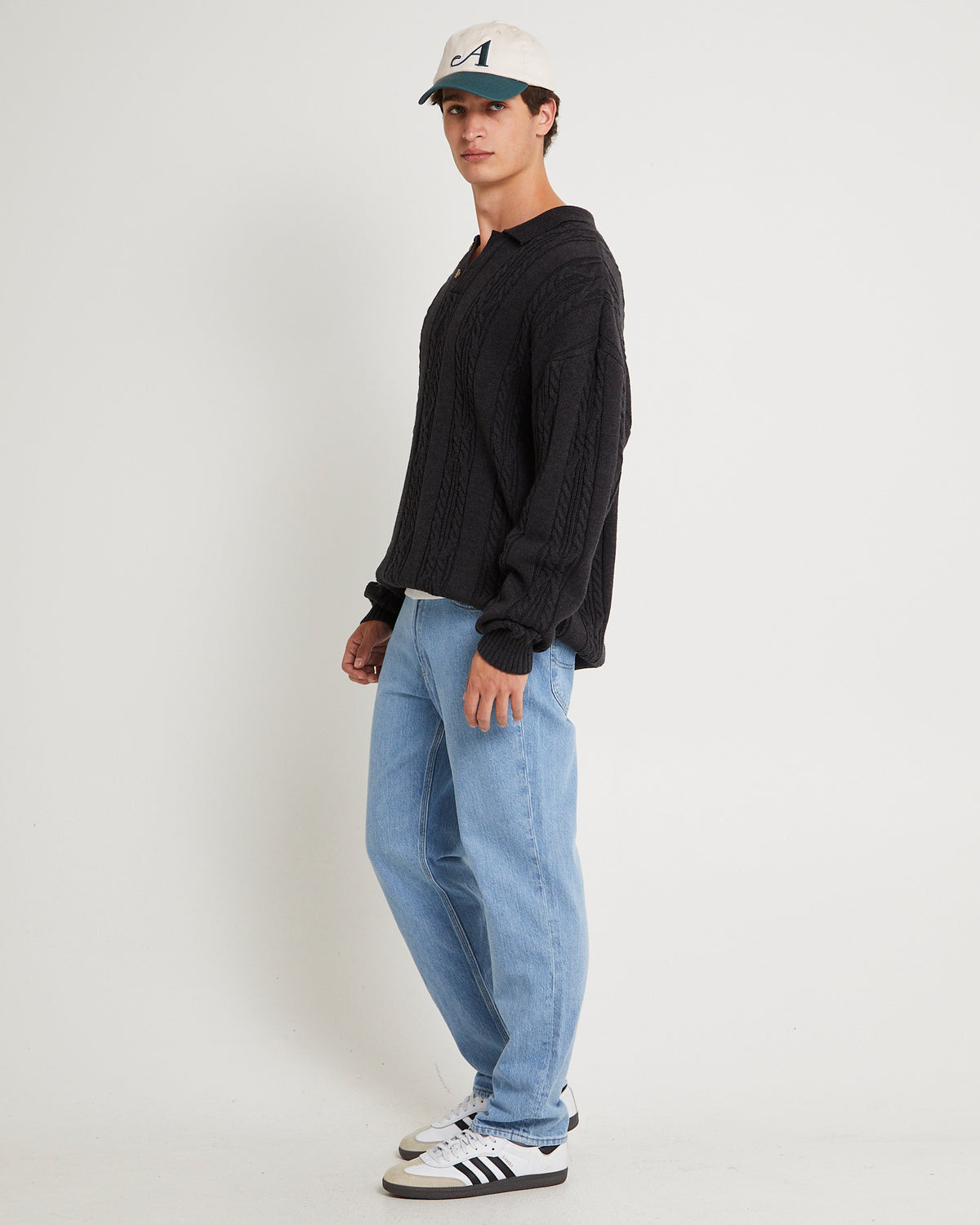 L-Three Straight Denim Jeans