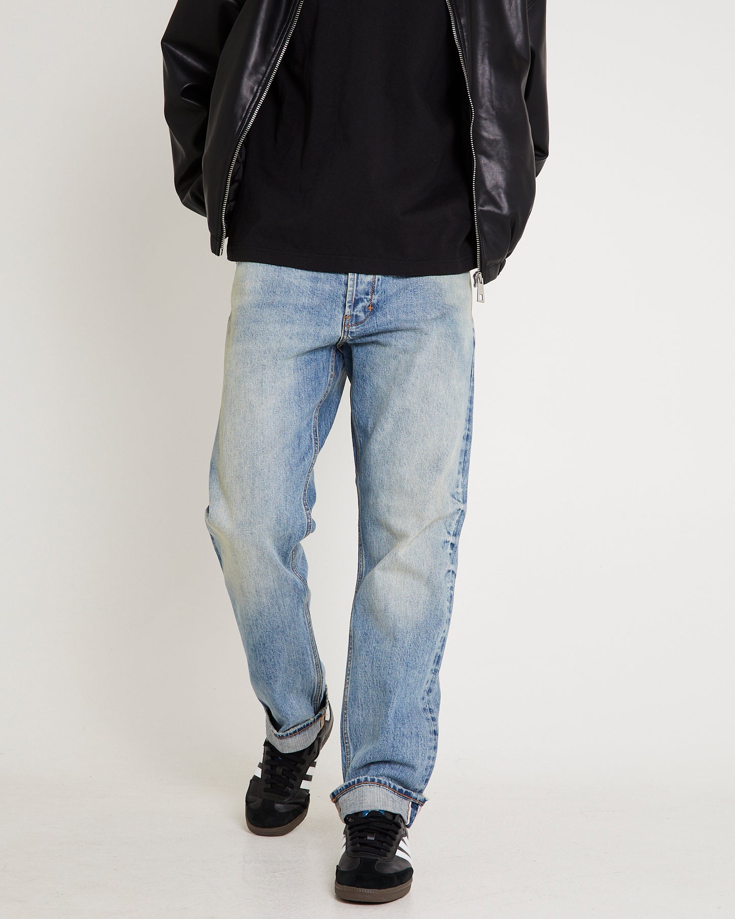 Ray Straight Denim Jeans Rodeo Selvedge