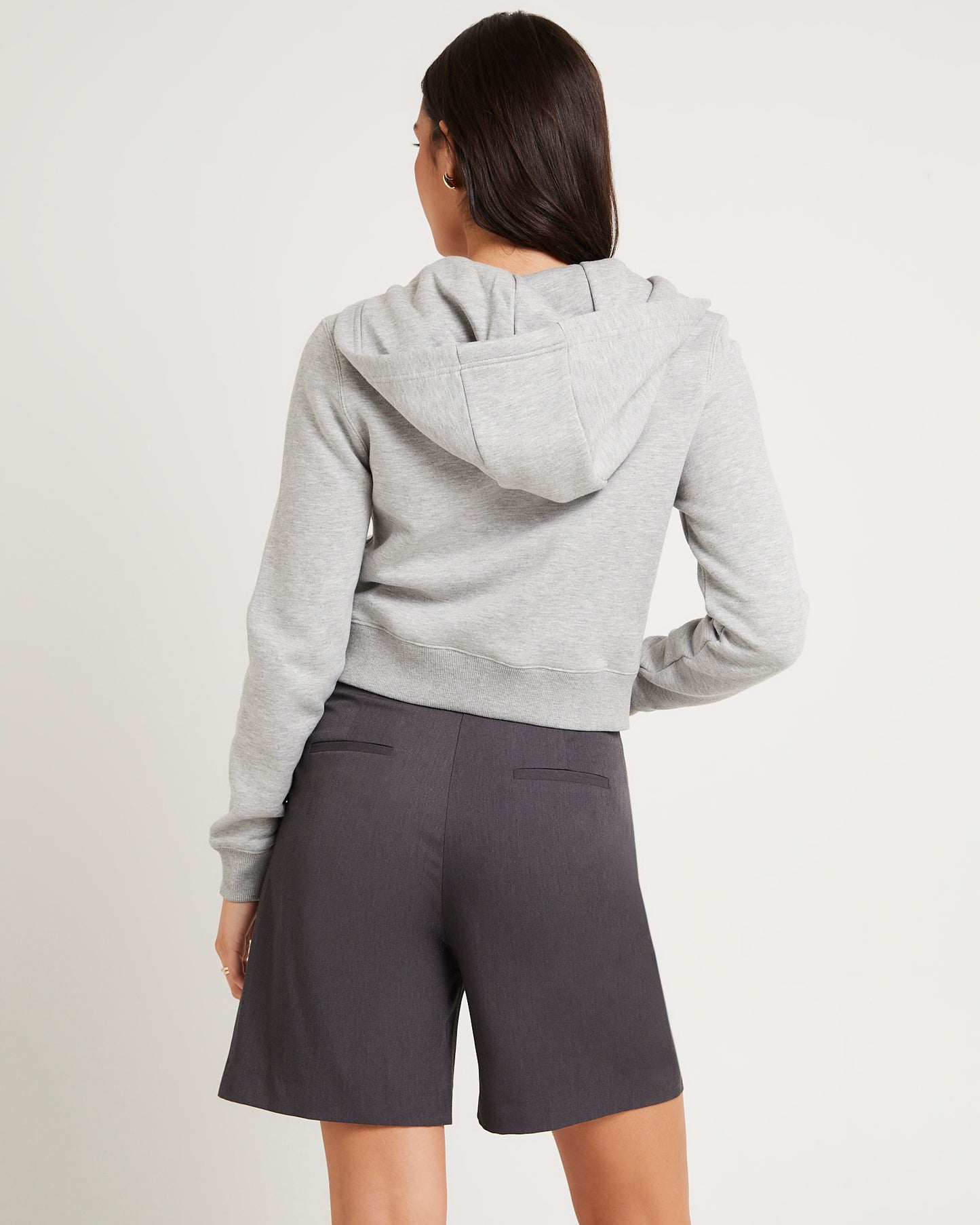 Nalo Cropped Fleece Hoodie