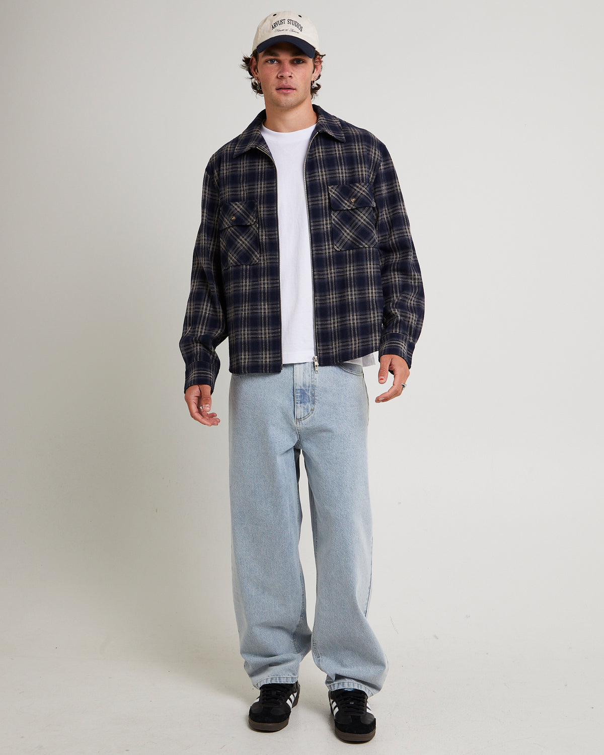 Maker Zip Up Long Sleeve Shirt