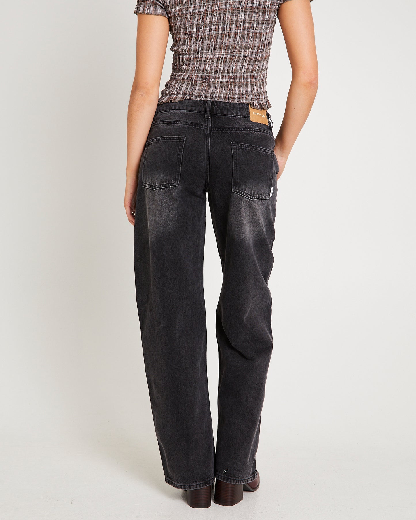 Maylee Low Rise Relaxed Denim Jeans