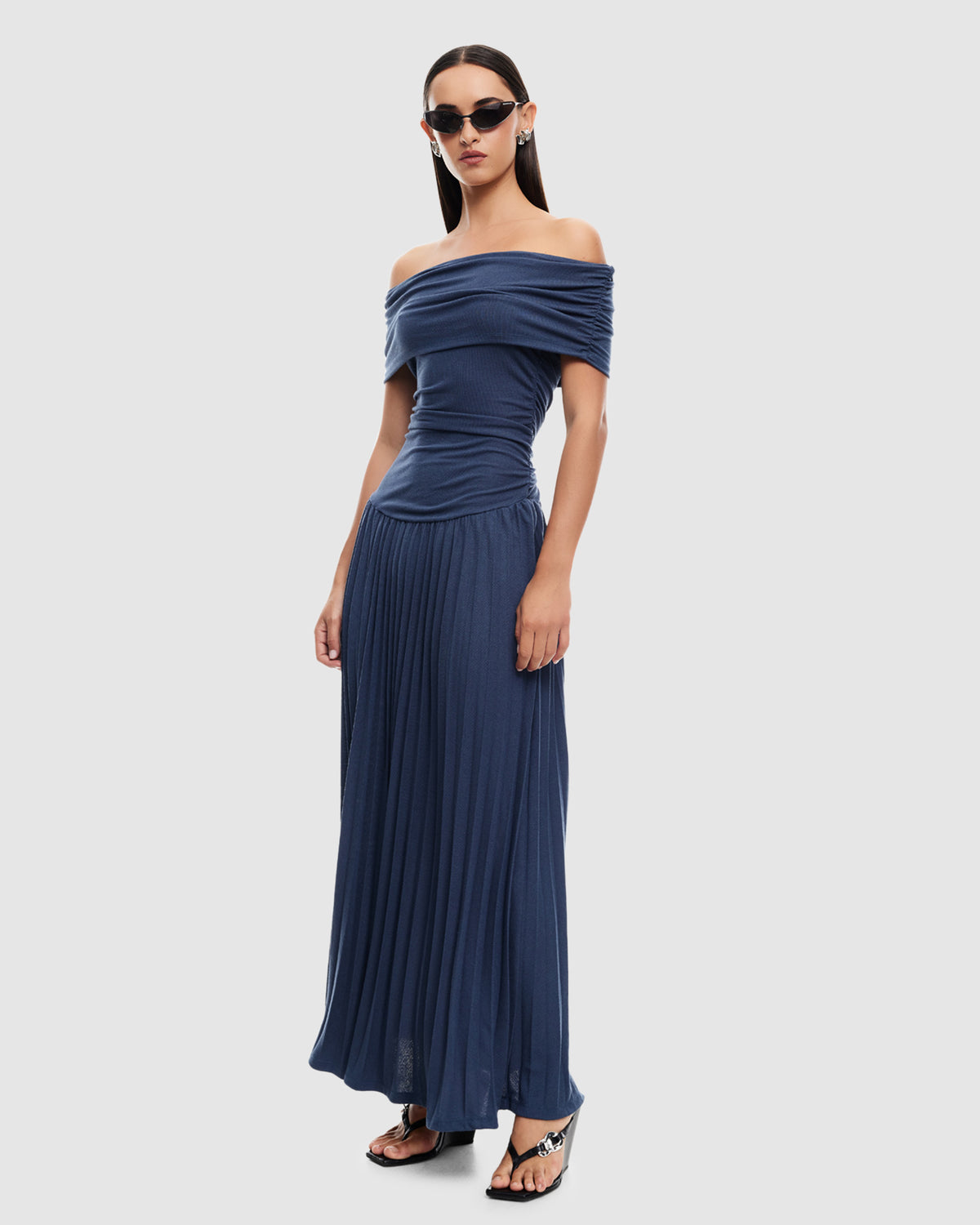 Field Of Dreams Maxi Dress NAVY