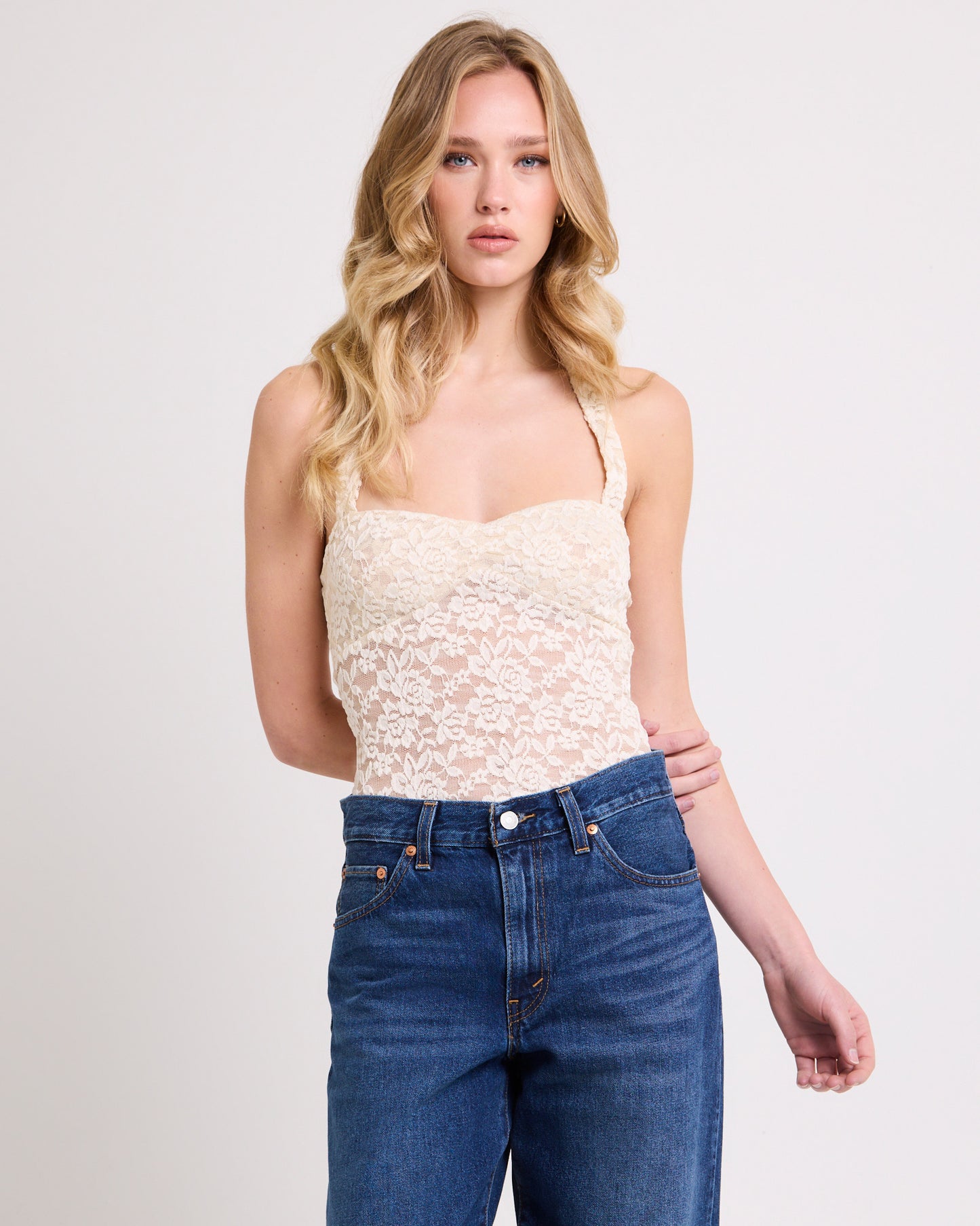 Kye Lace Halter Top