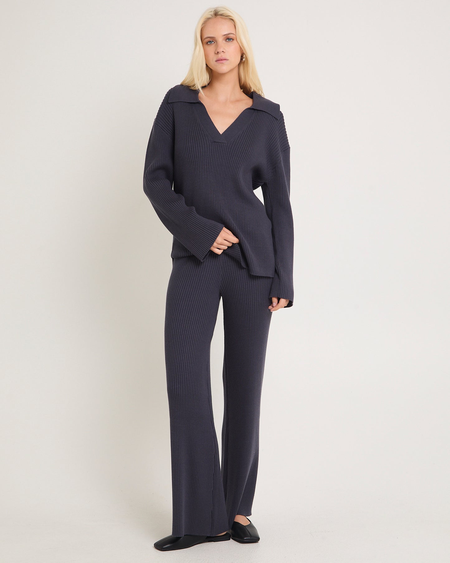 Stella Ribbed Knit Sweater