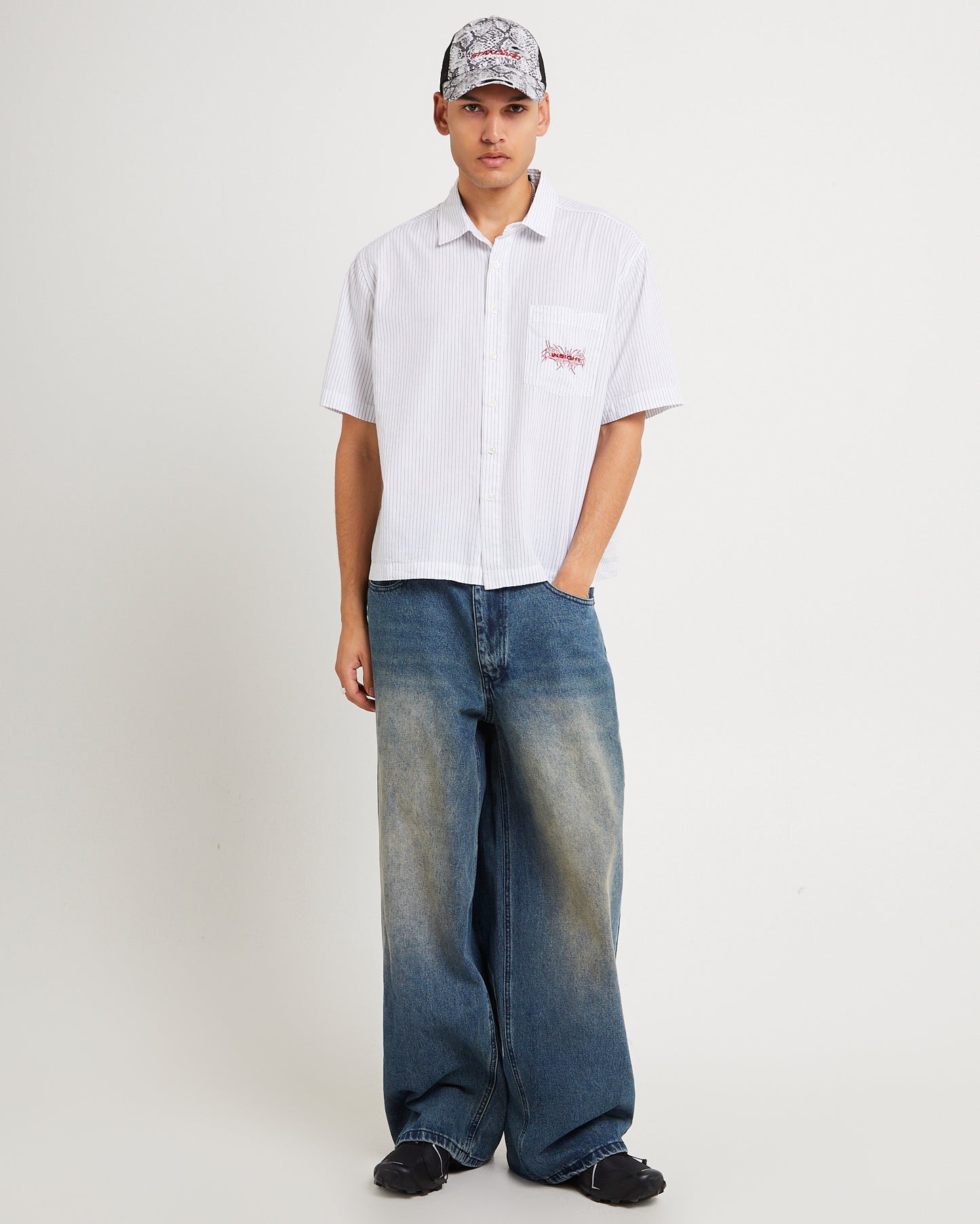 Supply Pinstripe Short Sleeve Shirt