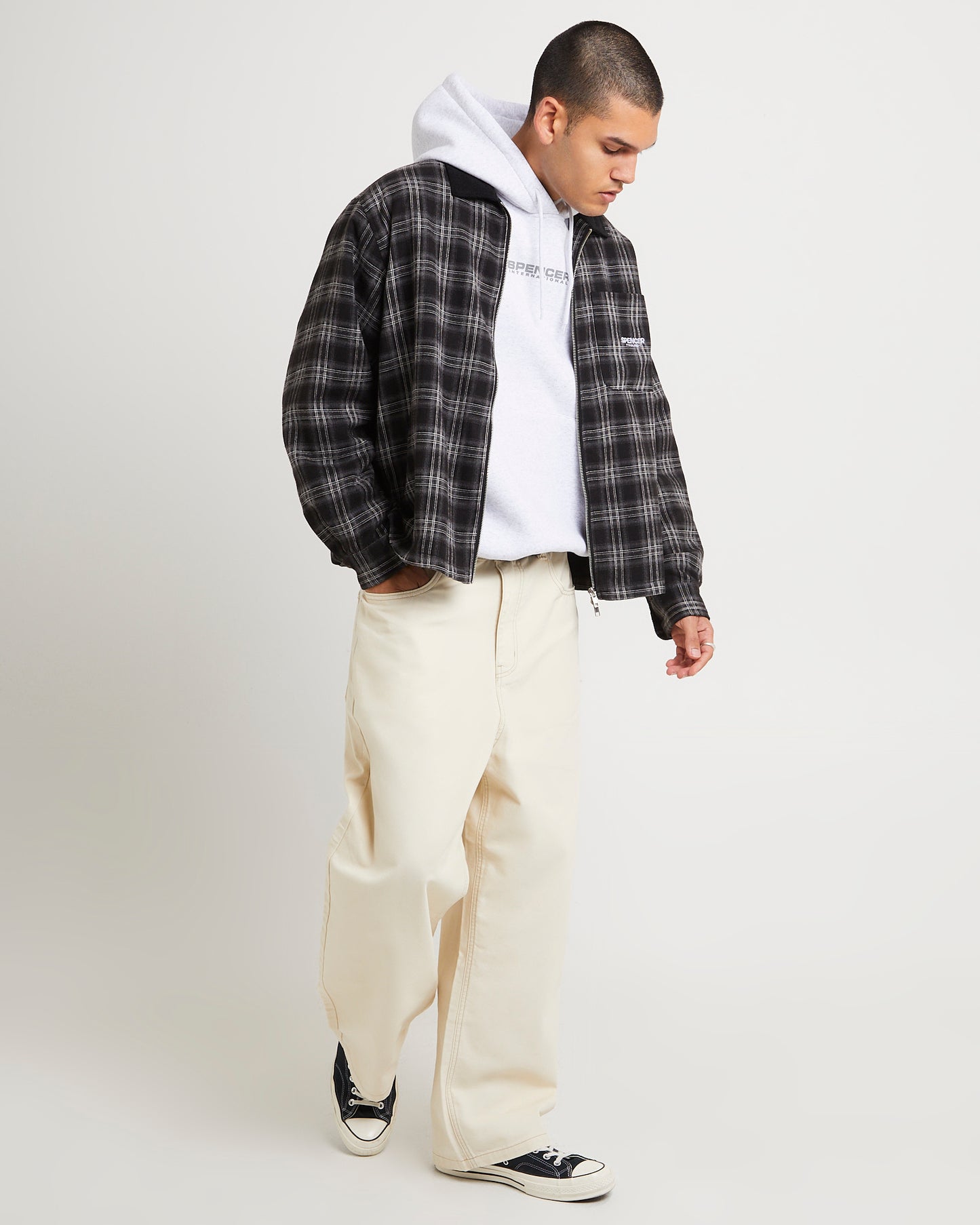 Caden Zip  Long Sleeve Shirt