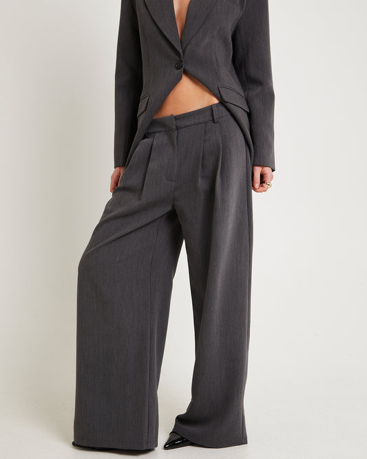Emory Low Rise Tailored Pants SLATE