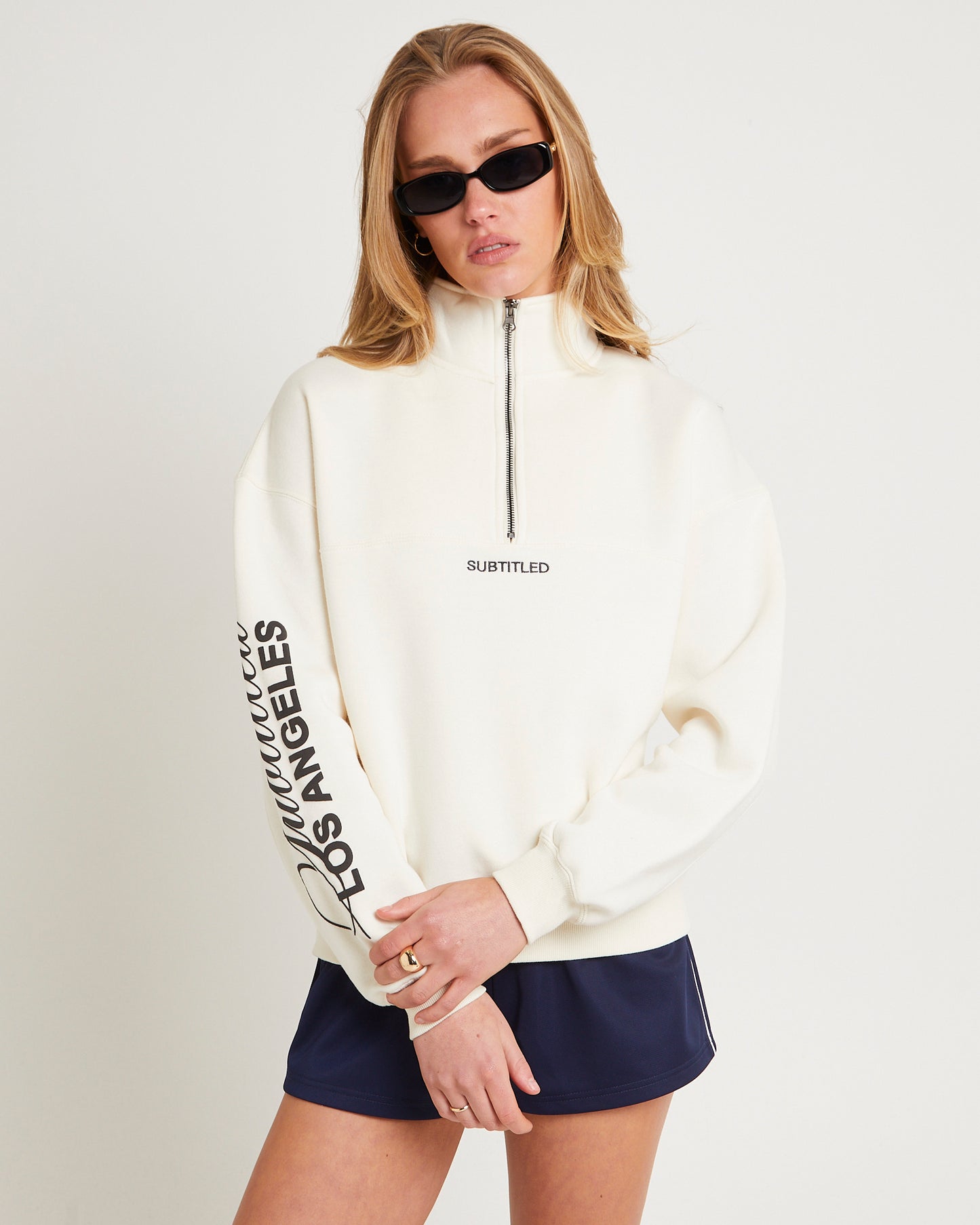 Los Angeles Quarter Zip Jumper
