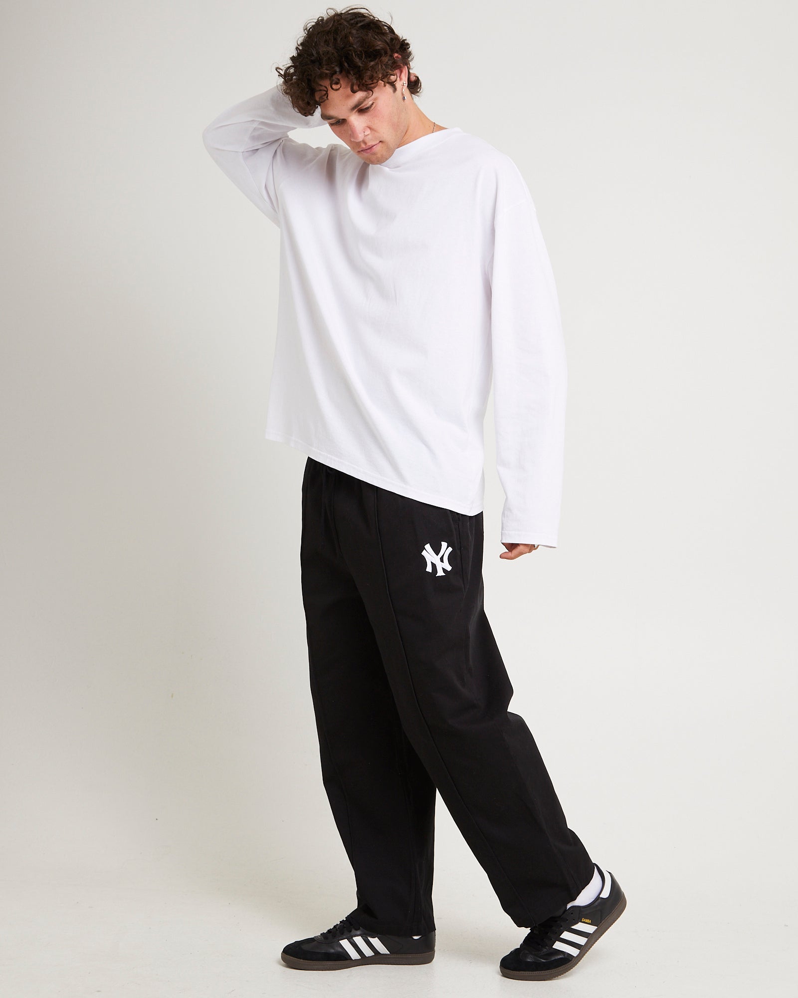 New York Yankees Pleated Track Pants – General Pants Co.